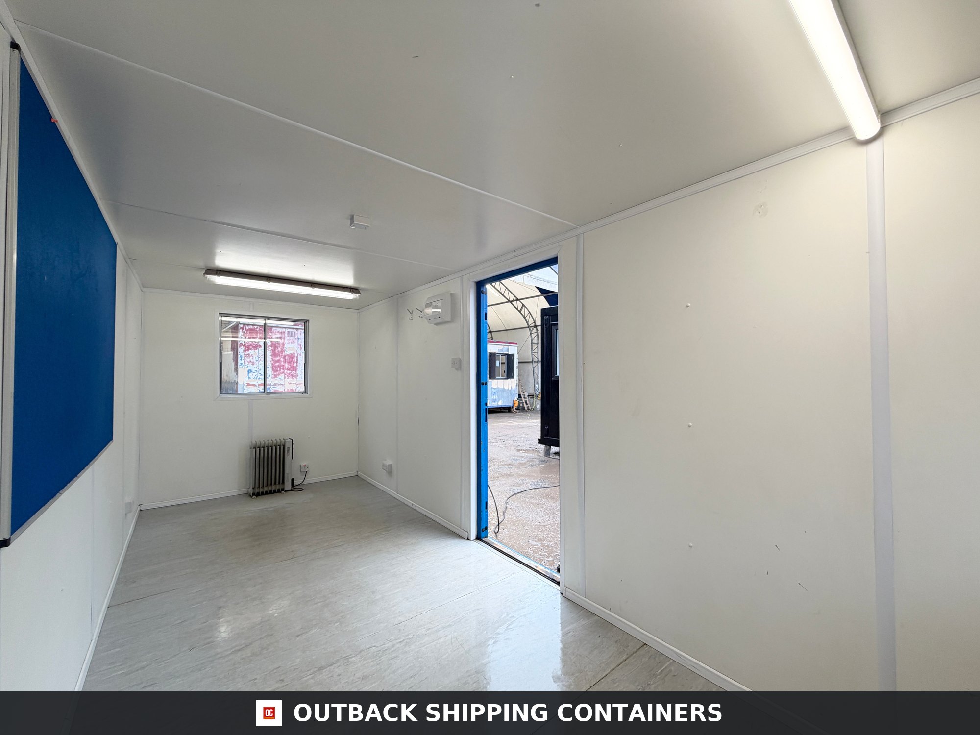 21x8ft for Sale — Side Profile View | Outback Shipping Containers 21x8ft — Canteen — Building Site Accommodation — Portable Anti-Vandal - image 2