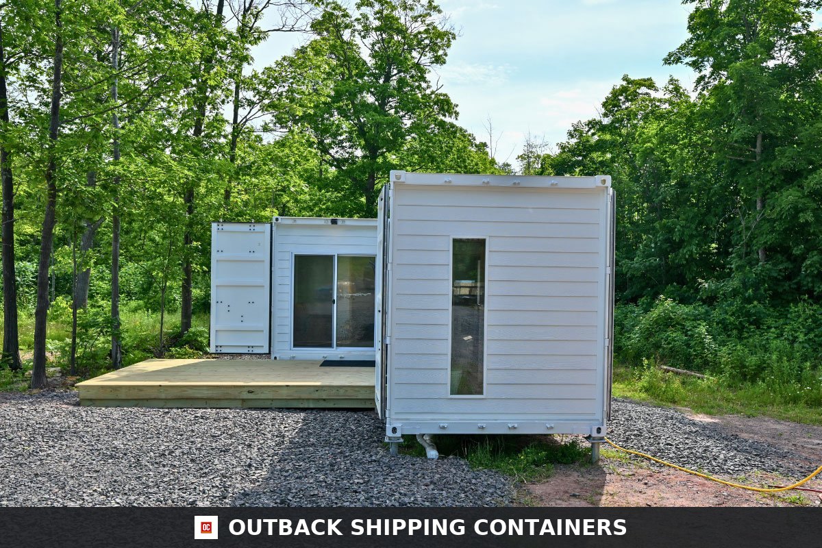 Luxury 2 Bedroom Shipping Container Home | 40ft + 20ft Modern — Roof and Structural Detail Luxury 2 Bedroom Shipping Container Home | 40ft + 20ft Modern Container House | The Fulton — 20ft — new (image 9 of 14)
