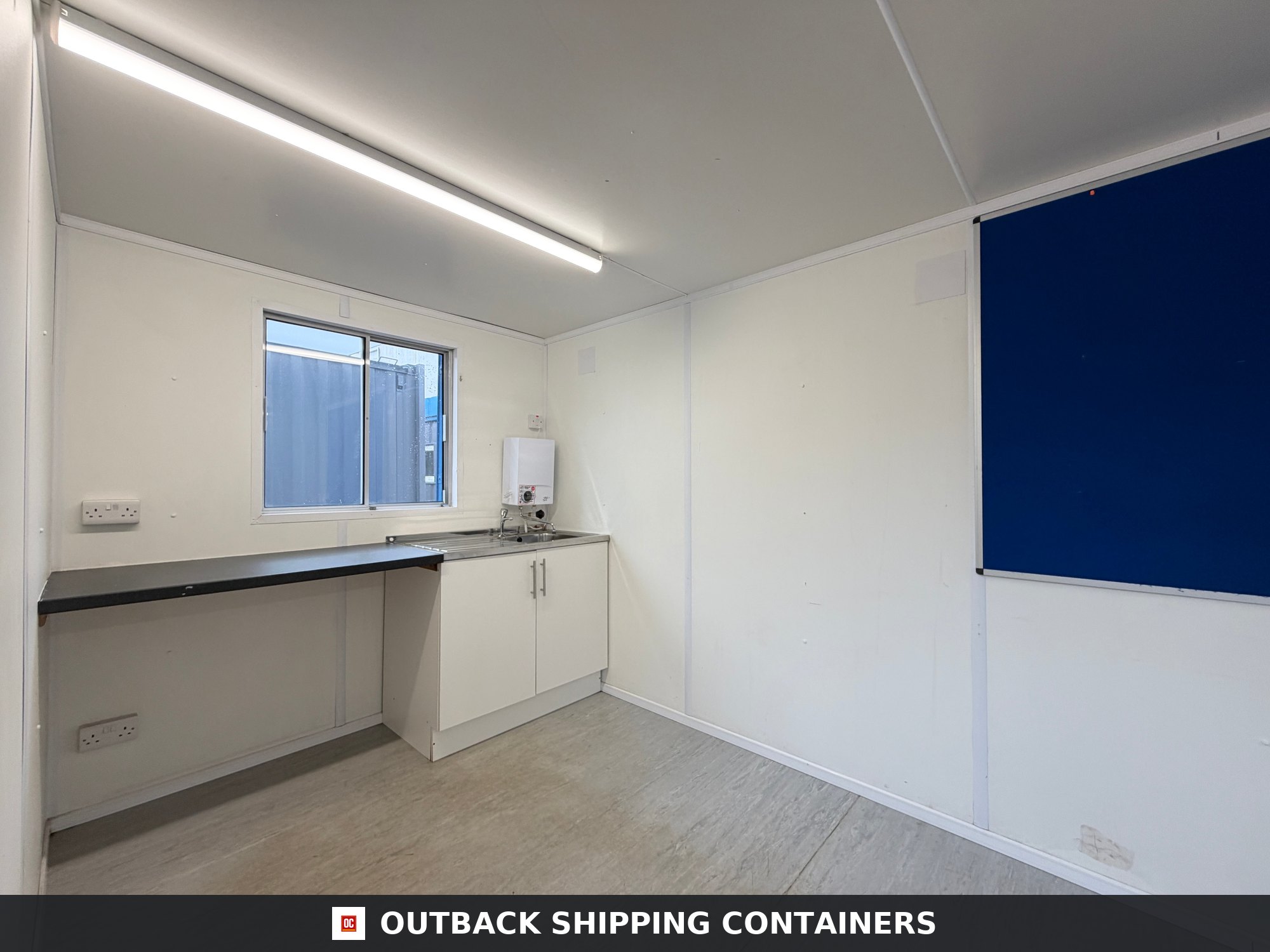 21x8ft for Sale — Door and Entry Detail | Outback Shipping Containers 21x8ft — Canteen — Building Site Accommodation — Portable Anti-Vandal - image 7