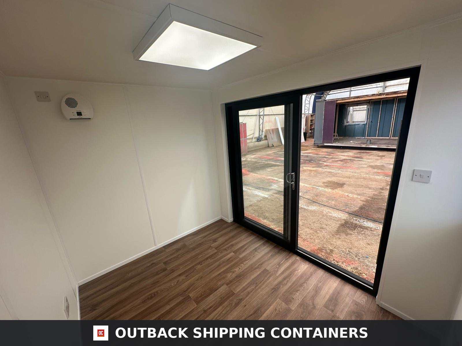 10x8 ft 10X8FT for Sale — Interior Detail | Outback Shipping Containers 10x8 ft — CUSTOM OFFICE / GARDEN ROOM — image 6 of 14