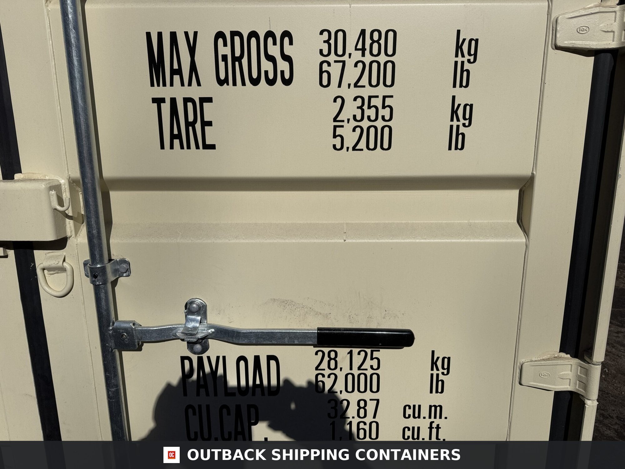 20ft New Shipping Container – Wind & Watertight – Beige — 20ft — new (image 4 of 12)