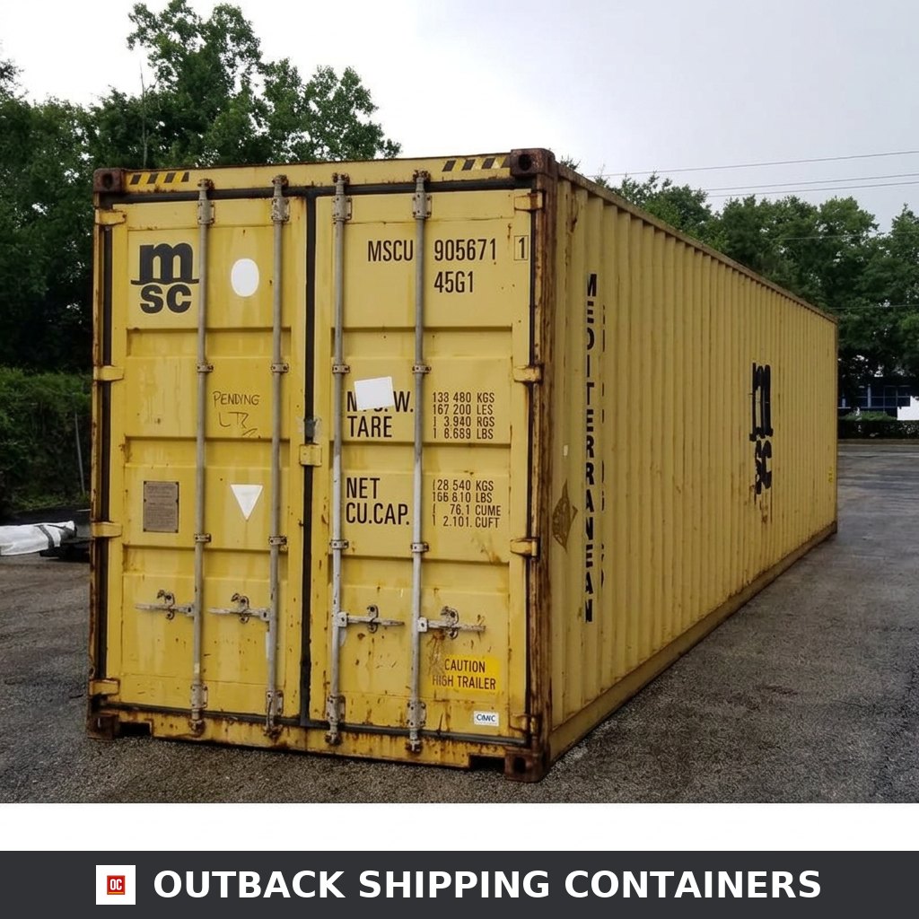 40 Ft HC Used Shipping Containers High Cube Wind And Watertight 40ft for Sale — Interior View 40 Ft HC Used Shipping Containers High Cube Wind And Watertight — 40ft — refurbished — storage containers (image 5 of 6)