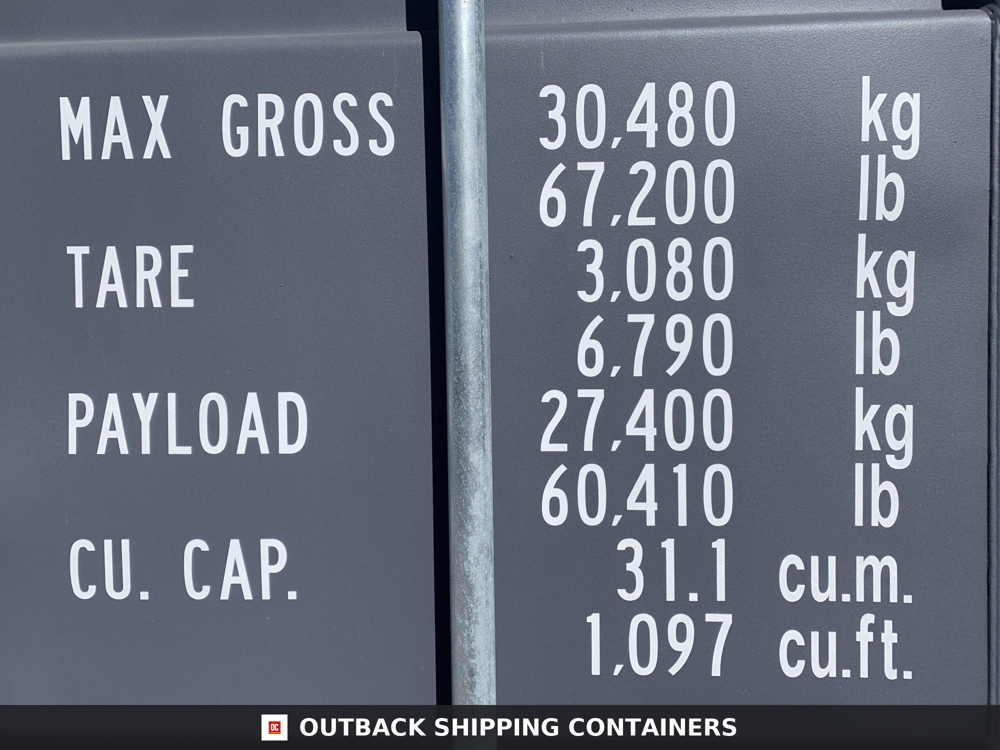 20ft Open Side New Shipping Container – Wind & Watertight – Gray — 20ft — new (image 8 of 12)