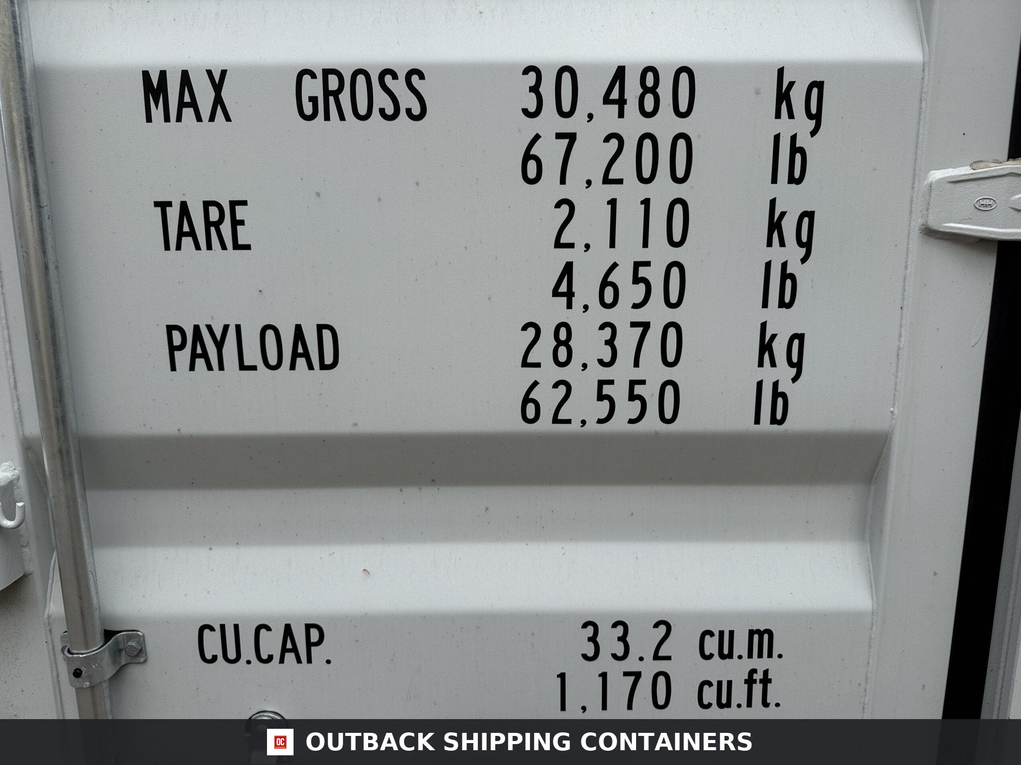 20ft New Shipping Container – Wind & Watertight – Gray — 20ft — new (image 4 of 12)