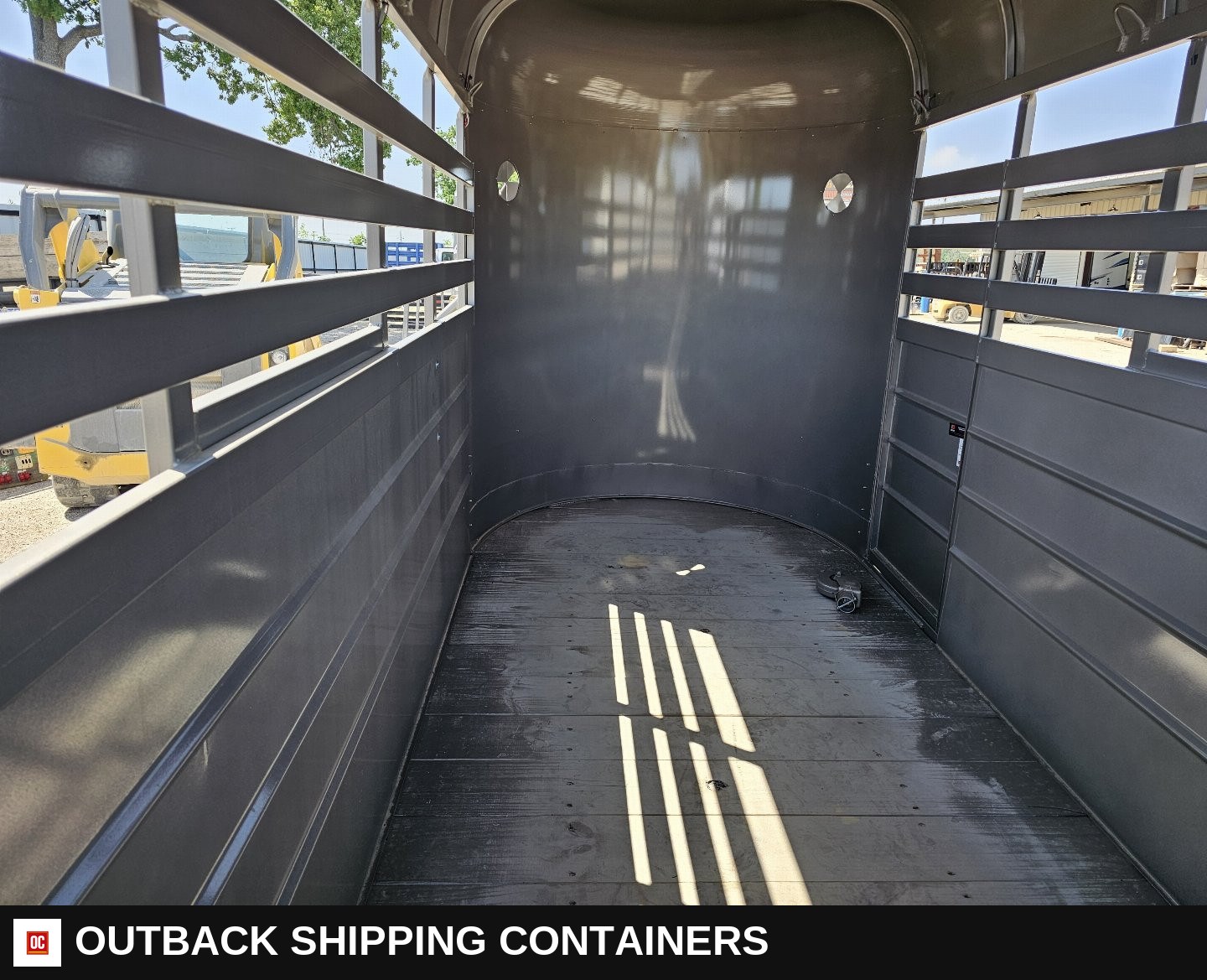 2025 WW AA 5X12 Stock / Stock Combo Trailer — Center Divider Gate | Outback Shipping Containers 2025 WW AA 5X12 Stock / Stock Combo Trailer for sale — center divider gate