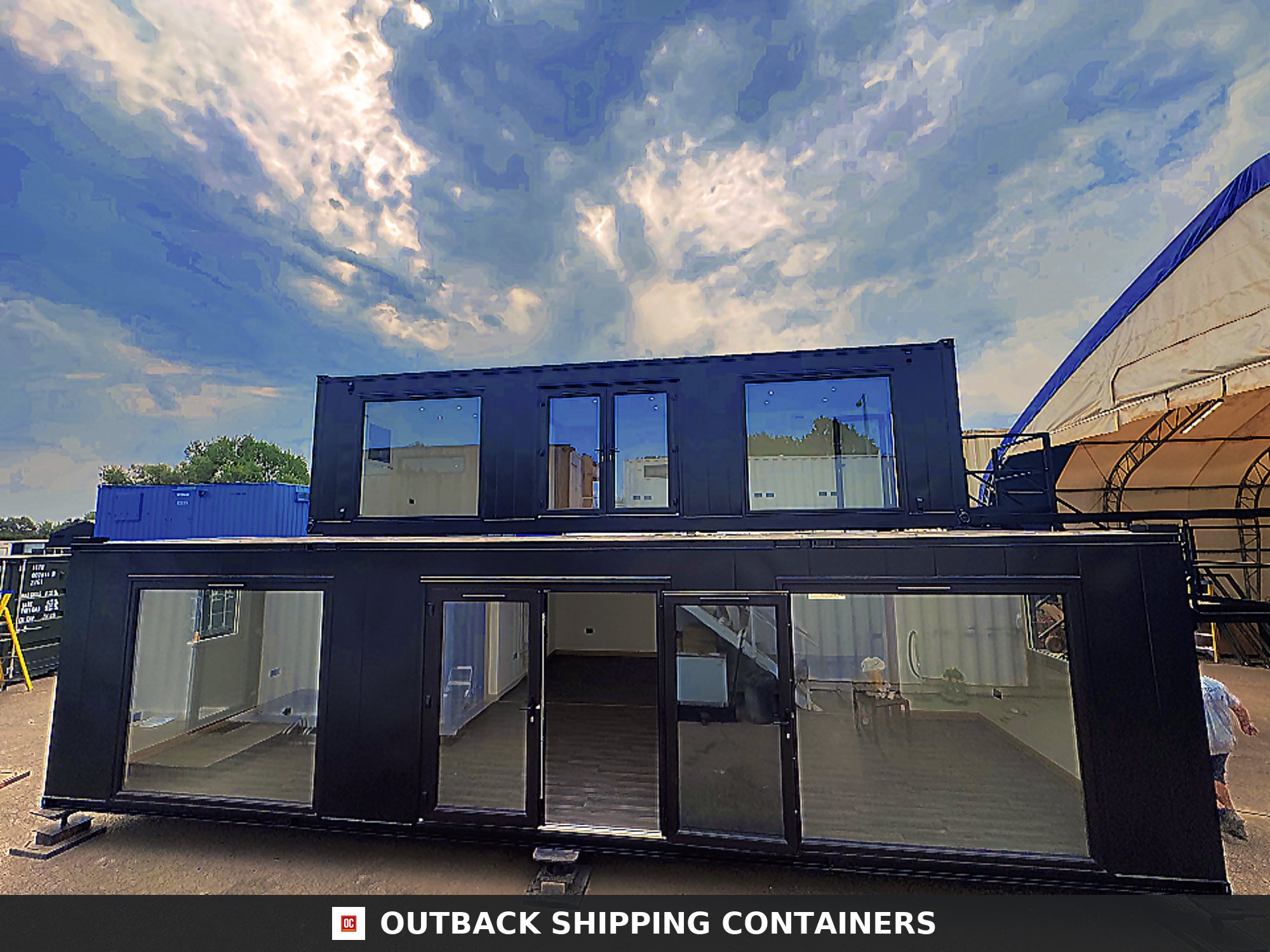 3 Bay 32X10FT for Sale — Window and Shutter Detail | Outback Shipping Containers 3 Bay — 32x10ft — image 8 of 15