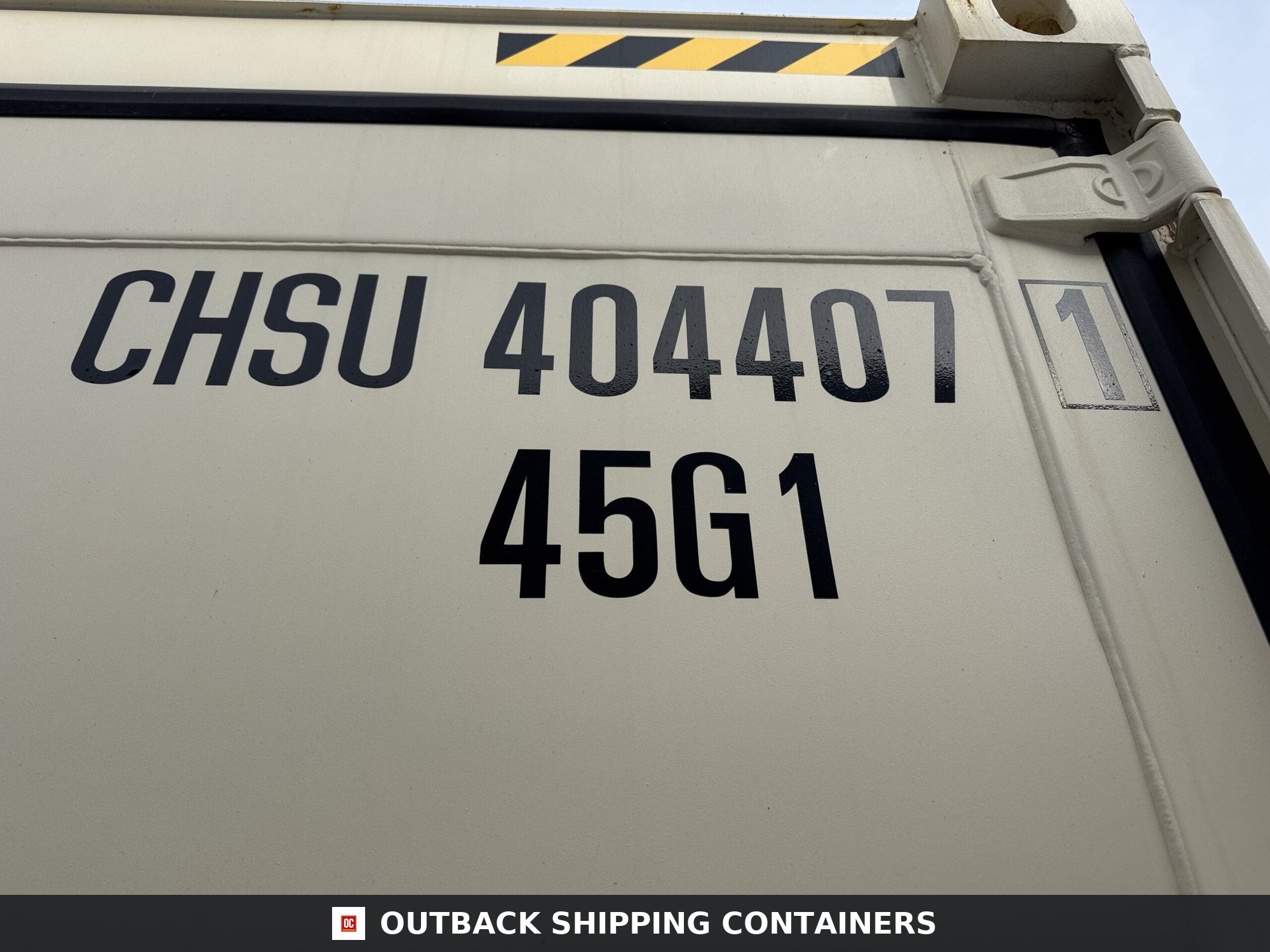 40ft New High Cube Shipping Container – Wind & Watertight – Beige — 40ft — new (image 2 of 12)