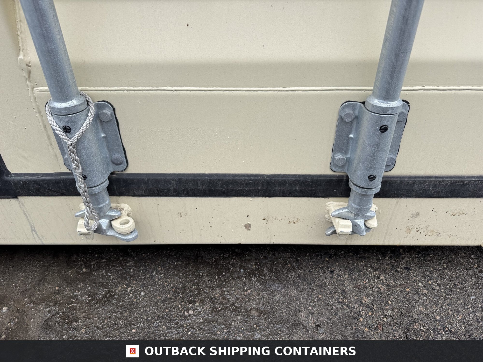 40ft New High Cube Shipping Container – Wind & Watertight – Beige — 40ft — new (image 6 of 12)