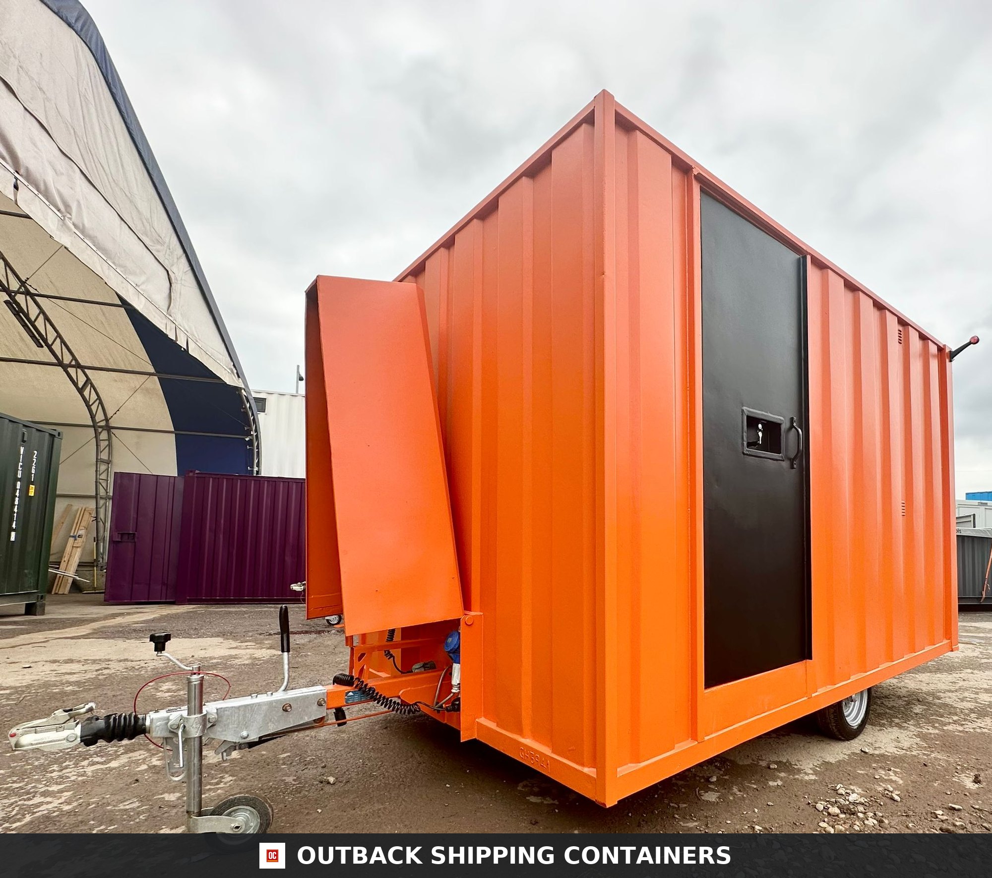 Groundhog Towable Mobile Welfare | Towable Toilet & Canteen | Self — Rear Exterior View 2 3 5 Groundhog Towable Mobile Welfare | Towable Toilet & Canteen | Self Contained | GP 360 | No 1295