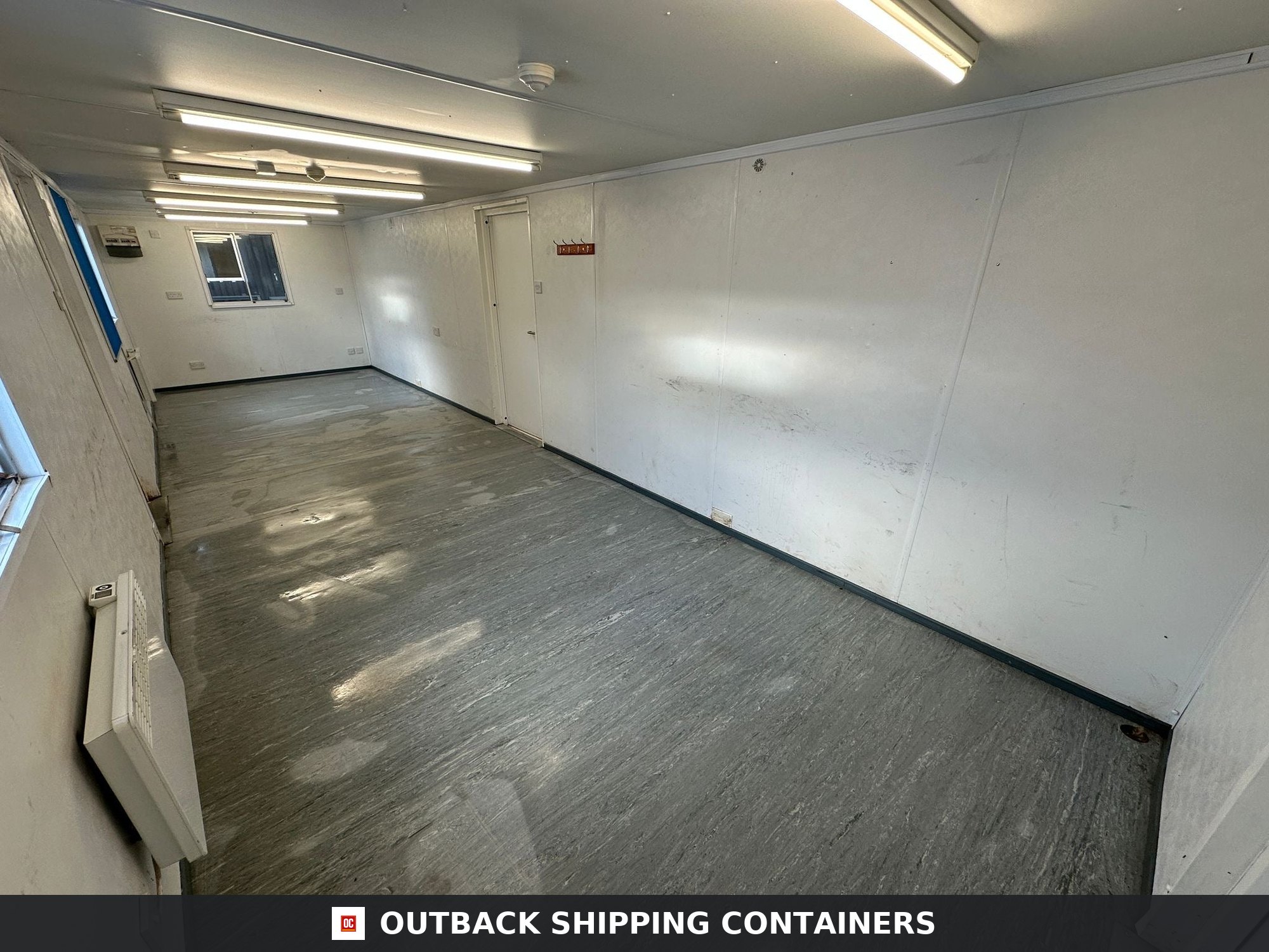 32x10ft for Sale — Window and Shutter Detail | Outback Shipping Containers 32x10ft — Canteen / Office — Building Site Accommodation — Portable Anti-Vandal - image 8