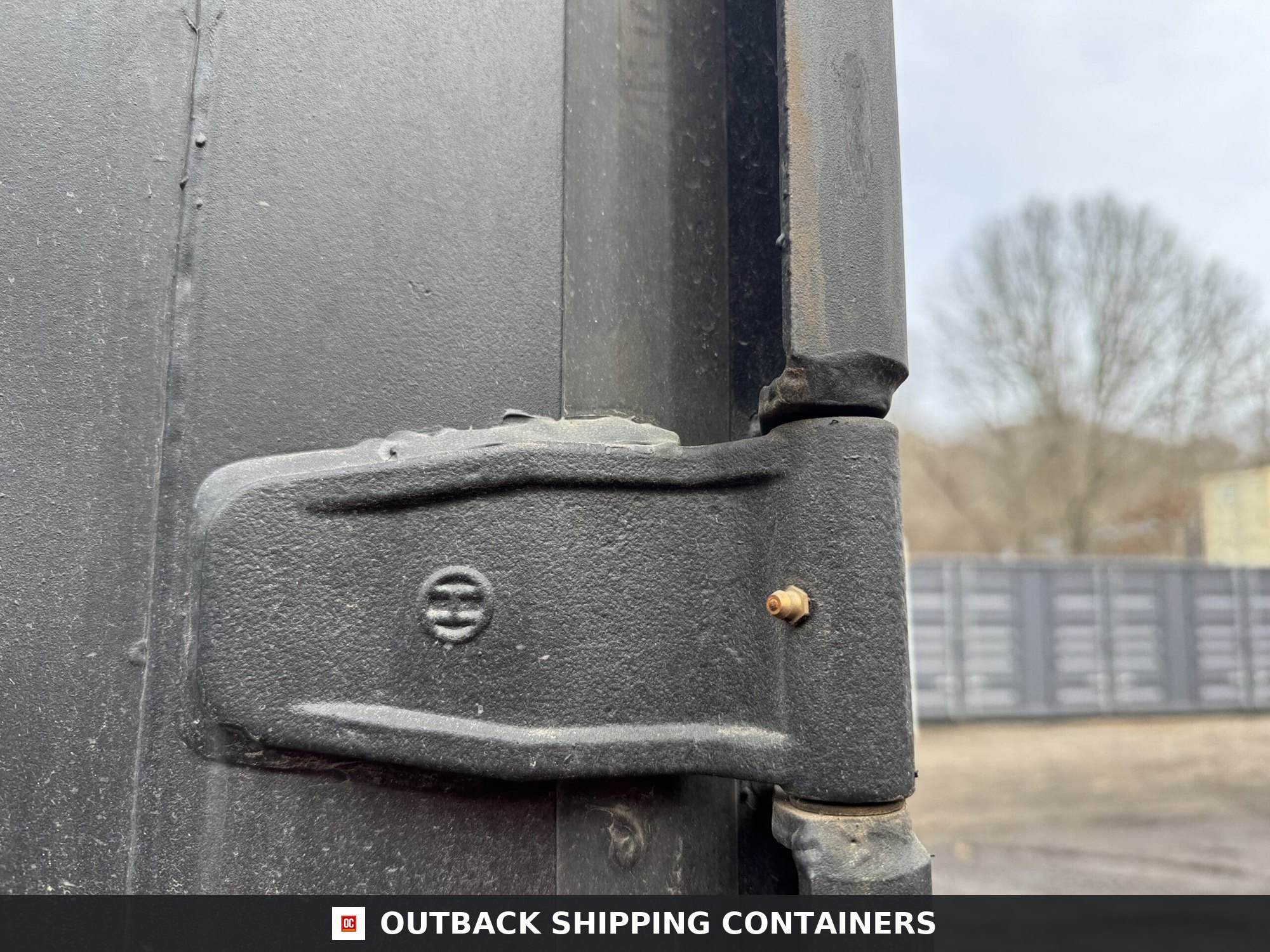20ft New High Cube Shipping Container for Sale — Roof and Structural Detail 2 3 4 20ft New High Cube Shipping Container – Wind & Watertight – Black — 20ft — new (image 9 of 12)