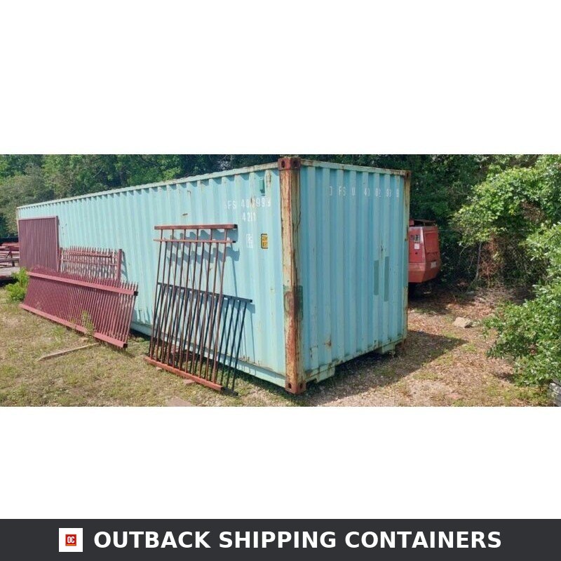 Watertight 40ft Shipping Container – Extra Space for Storage. — Outback Shipping Containers storage container