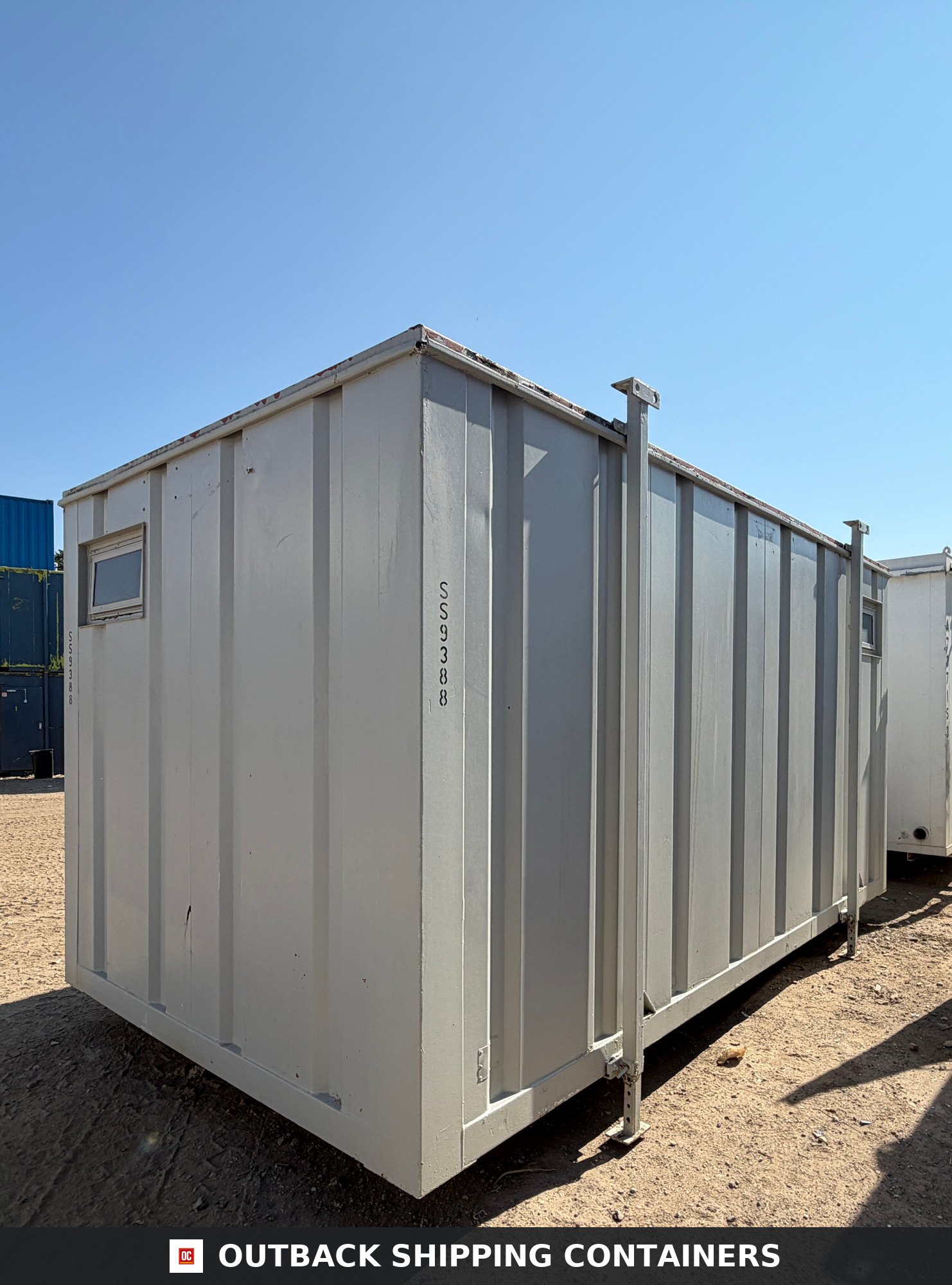 16x9ft for Sale — Corner Casting and Frame Detail | Outback Shipping Containers 16x9ft — 3 + 1 Toilet Block — Portable Building — Site Accommodation - image 9