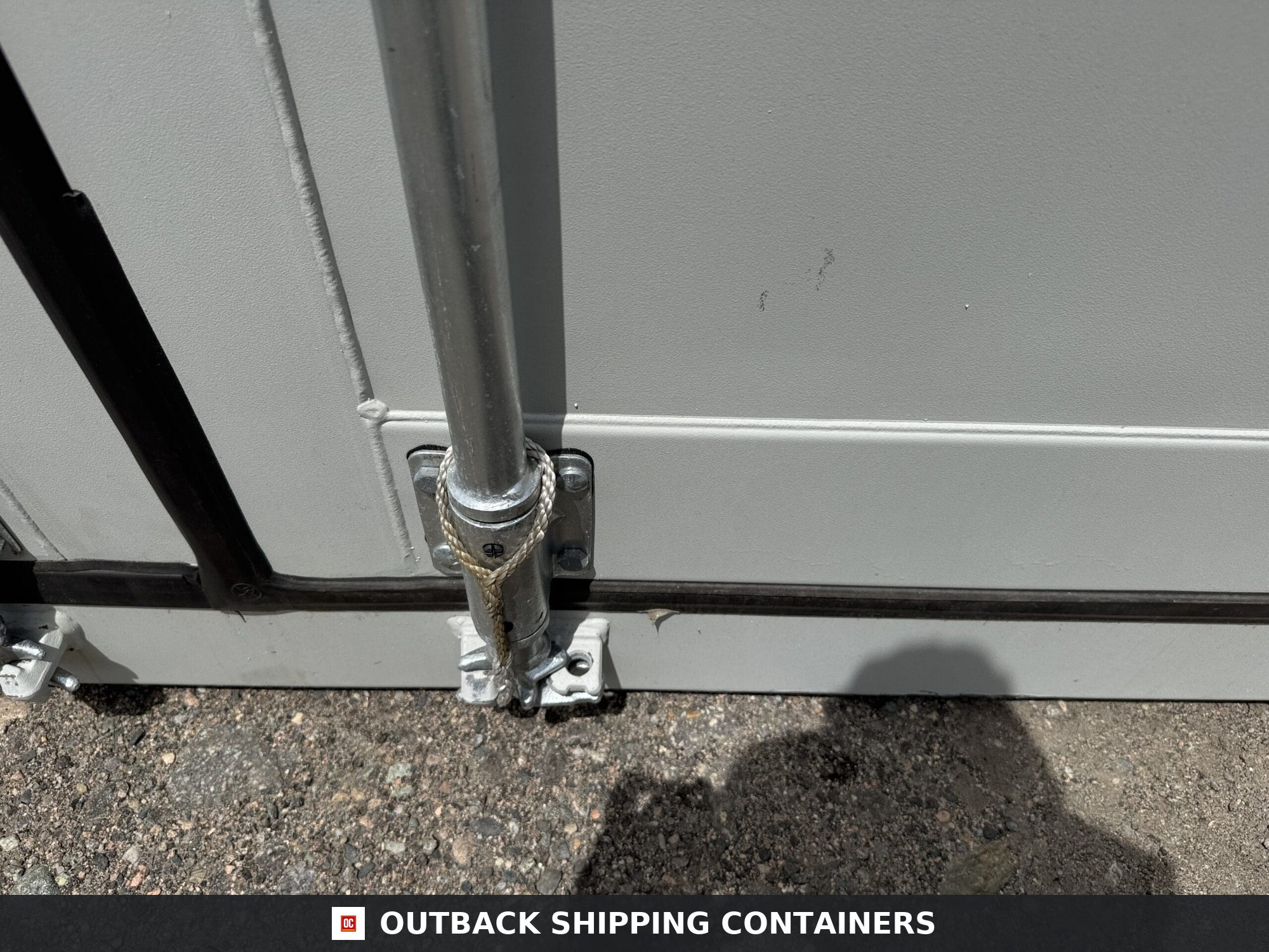 20ft New Shipping Container – Wind & Watertight – Gray — 20ft — new (image 7 of 12)