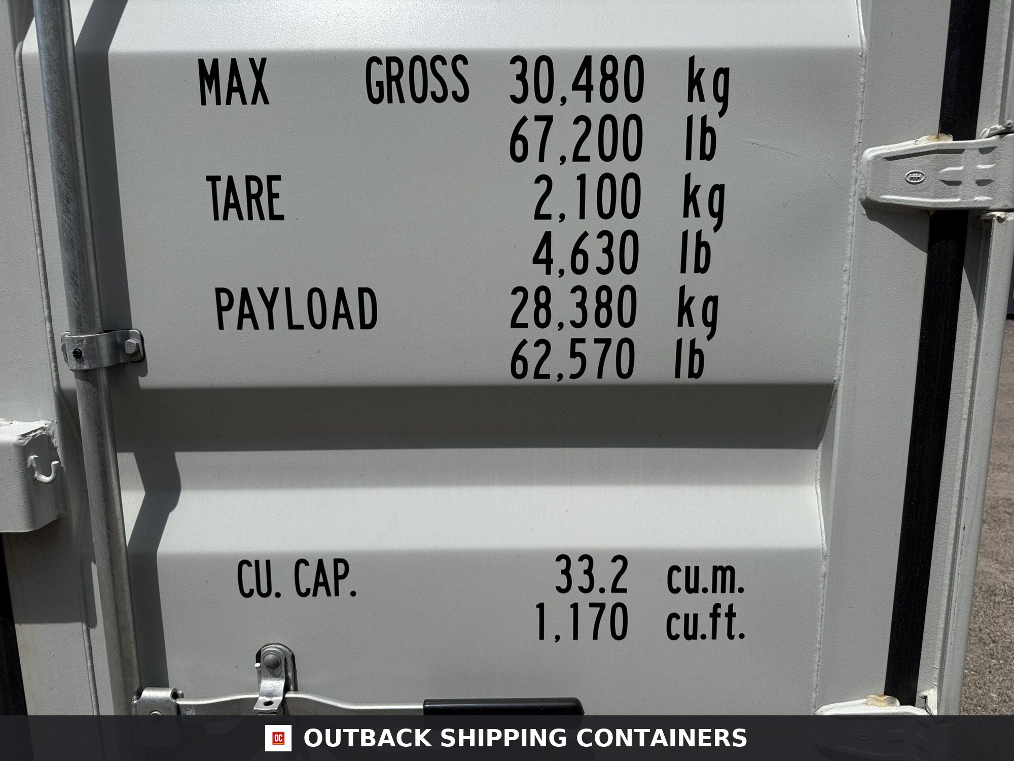 20ft New Shipping Container – Wind & Watertight – Gray — 20ft — new (image 4 of 12)