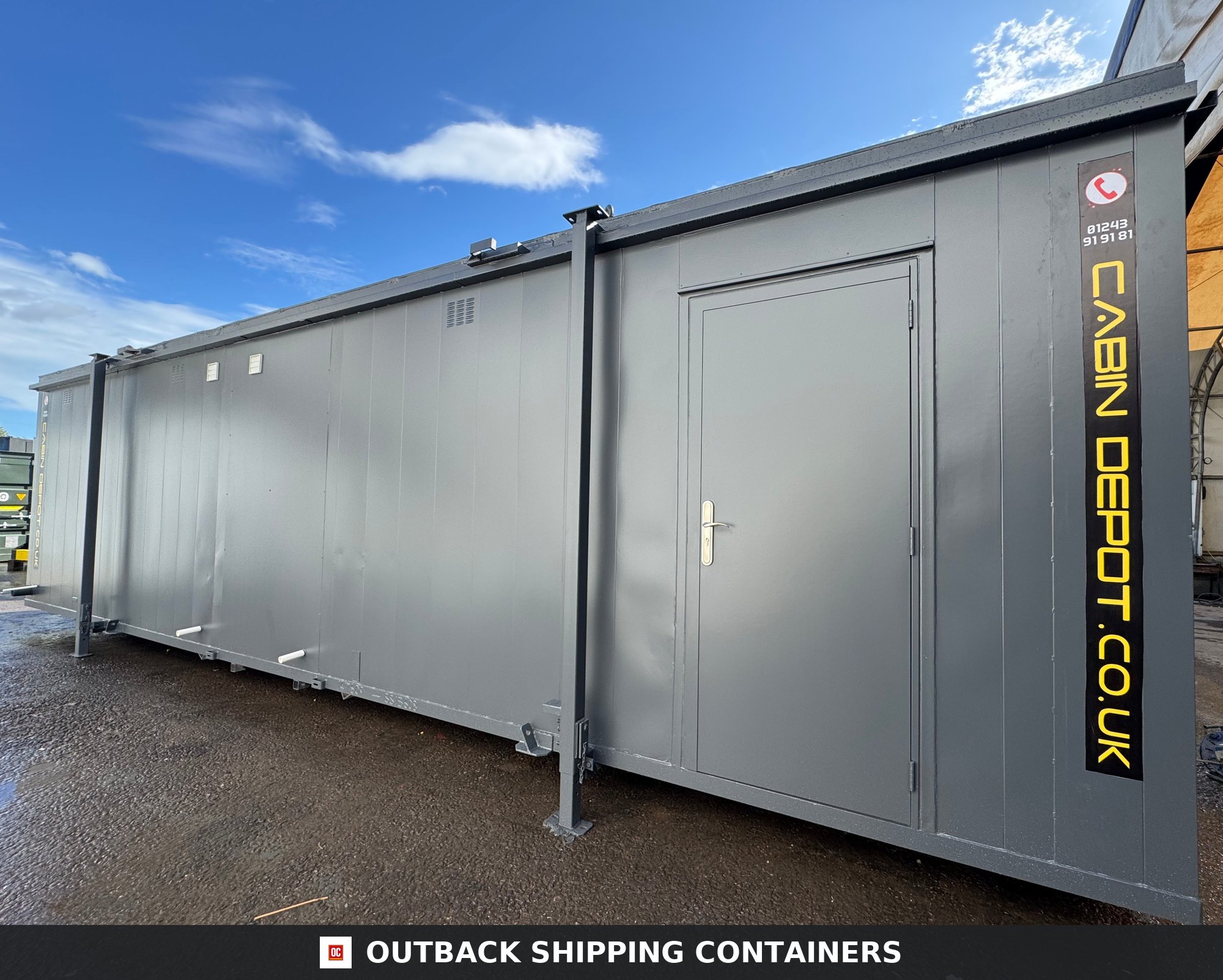 32x10ft for Sale — Corner Casting and Frame Detail | Outback Shipping Containers 32x10ft — Toilet Block + Twin Shower Room + Drying Room — image 10 of 15