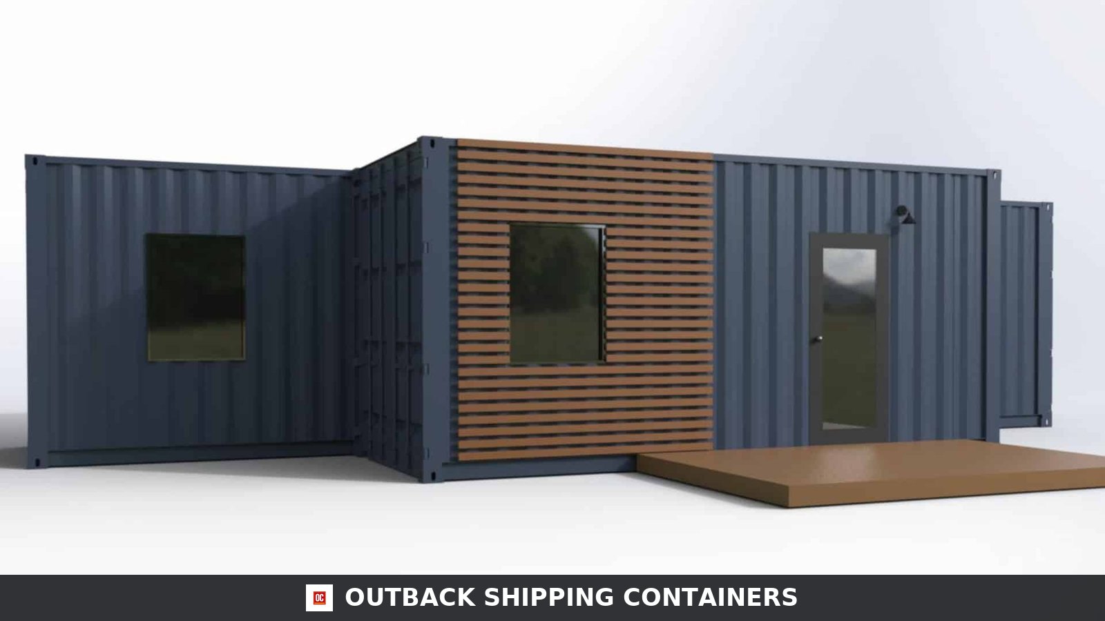The Luke | 1 Bedroom Shipping Container Home | 40FT + 20FT Luxury — Roof and Structural Detail The Luke | 1 Bedroom Shipping Container Home | 40FT + 20FT Luxury Container House — 20ft — new (image 9 of 12)