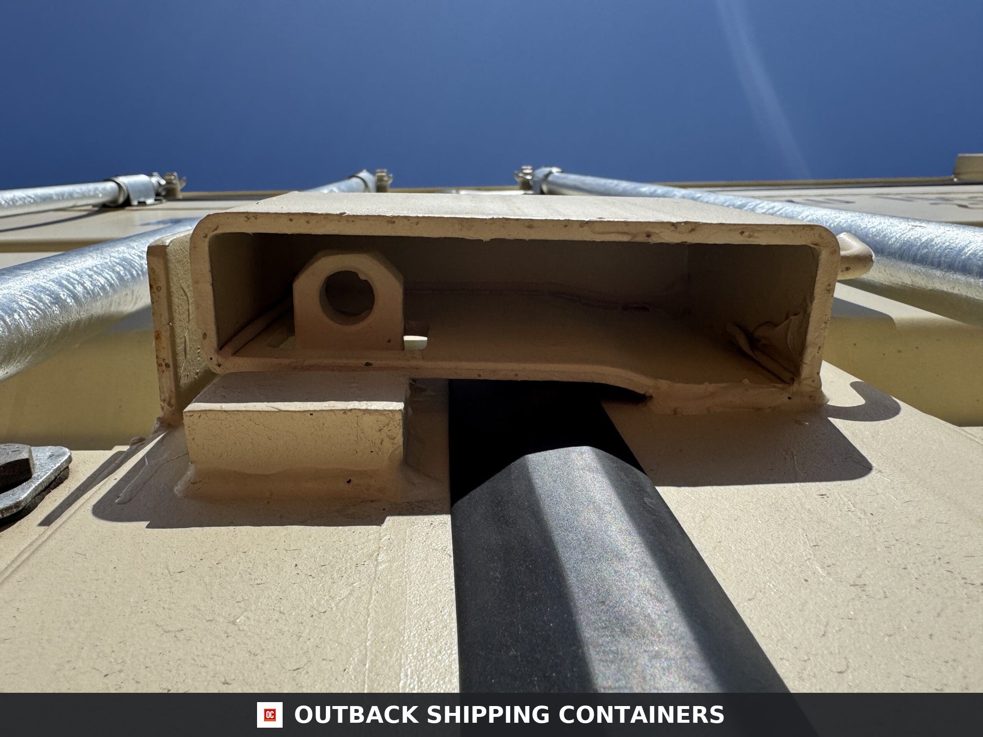 20ft New Shipping Container – Wind & Watertight – Beige — 20ft — new (image 6 of 12)