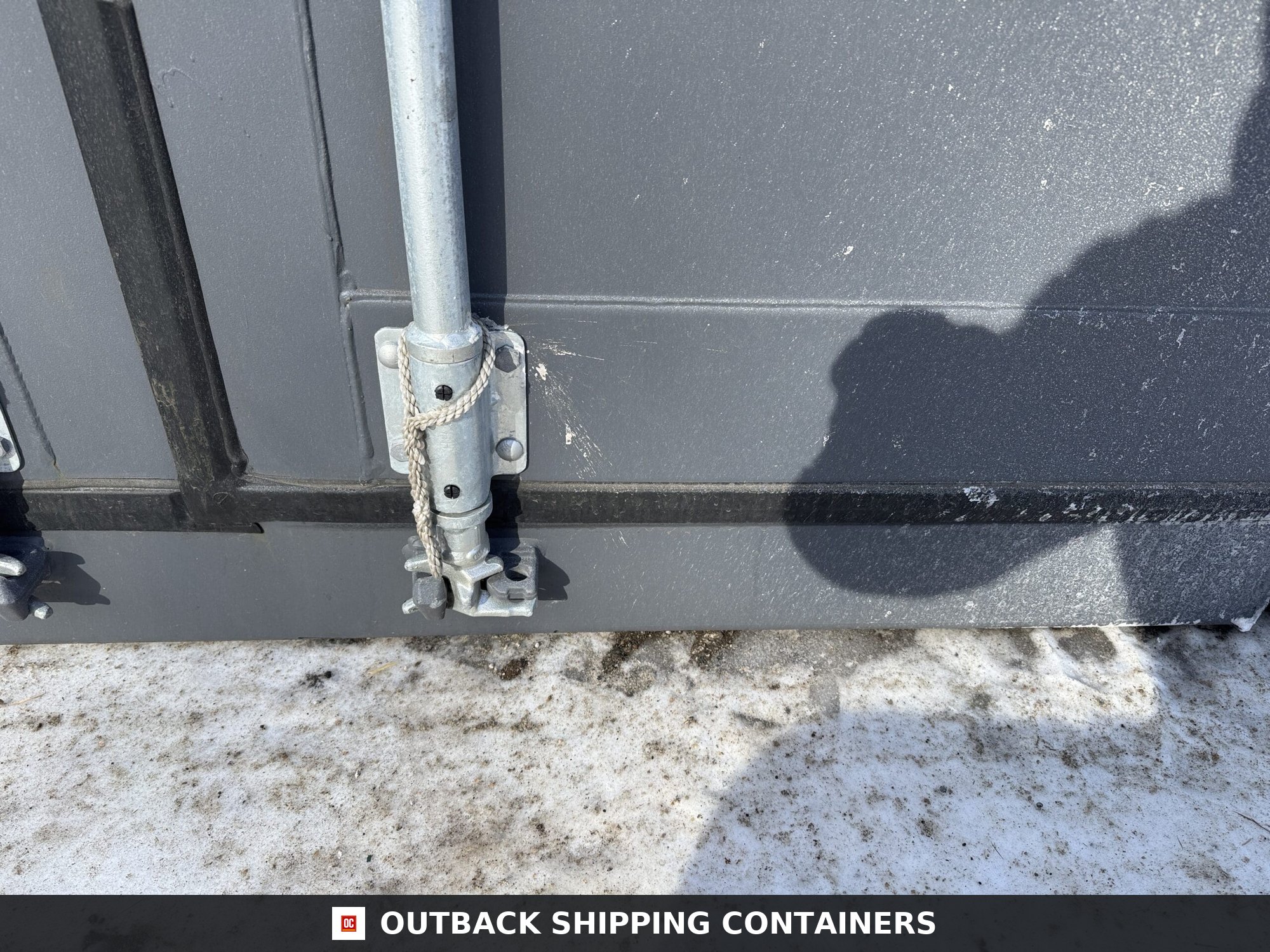 40ft New High Cube Shipping Container – Wind & Watertight – Gray — 40ft — new (image 7 of 12)
