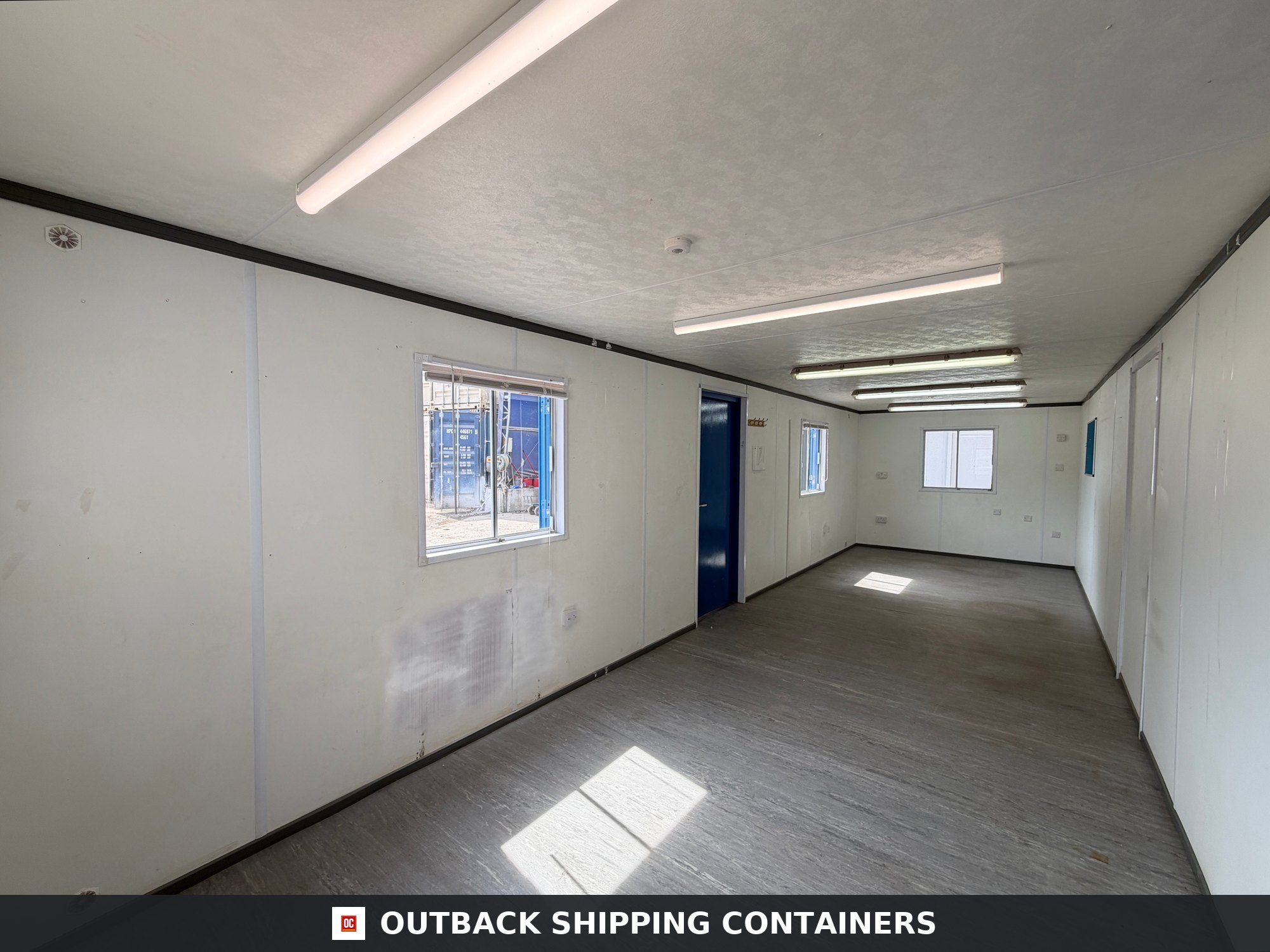 32x10ft for Sale — Window and Shutter Detail | Outback Shipping Containers 32x10ft — Canteen / Office — Building Site Accommodation — Portable Anti-Vandal - image 8