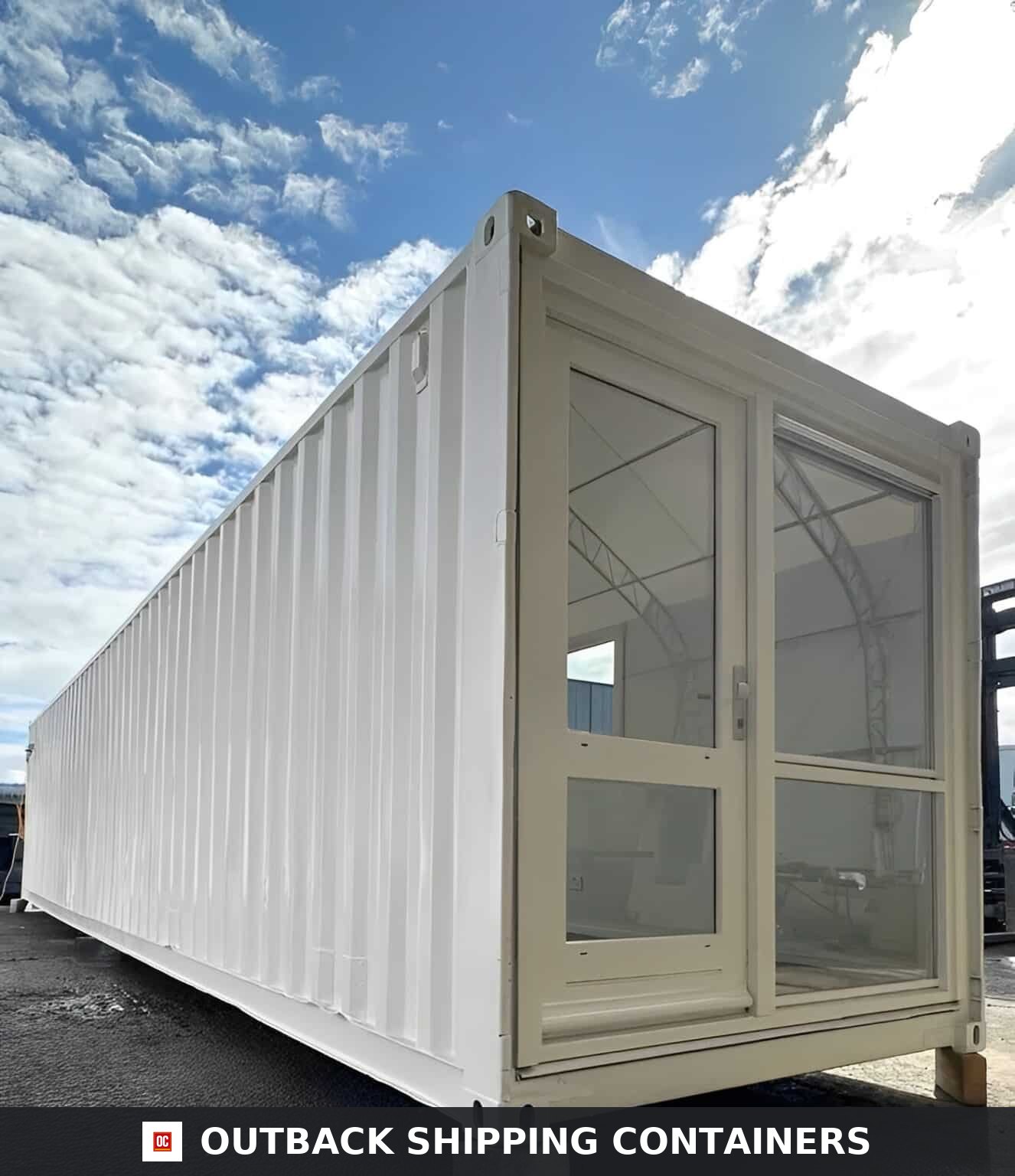Converted 40ft Shipping Container | Open Plan Office | Portable Container Building — 40ft — new (image 8 of 13)