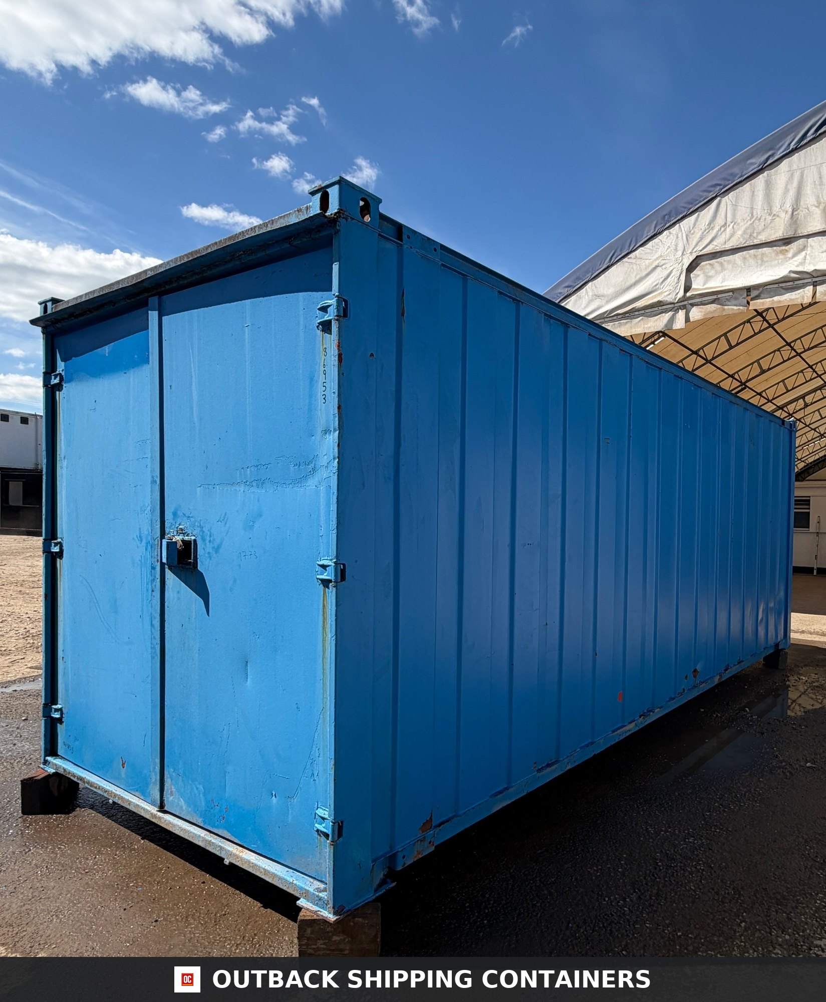 21x8 ft Anti-Vandal Store 21ft x 8ft for Sale — Interior View | Outback Shipping Containers 21x8 ft Anti-Vandal Store — Storage Container (Unrefurbished) — gallery view 5