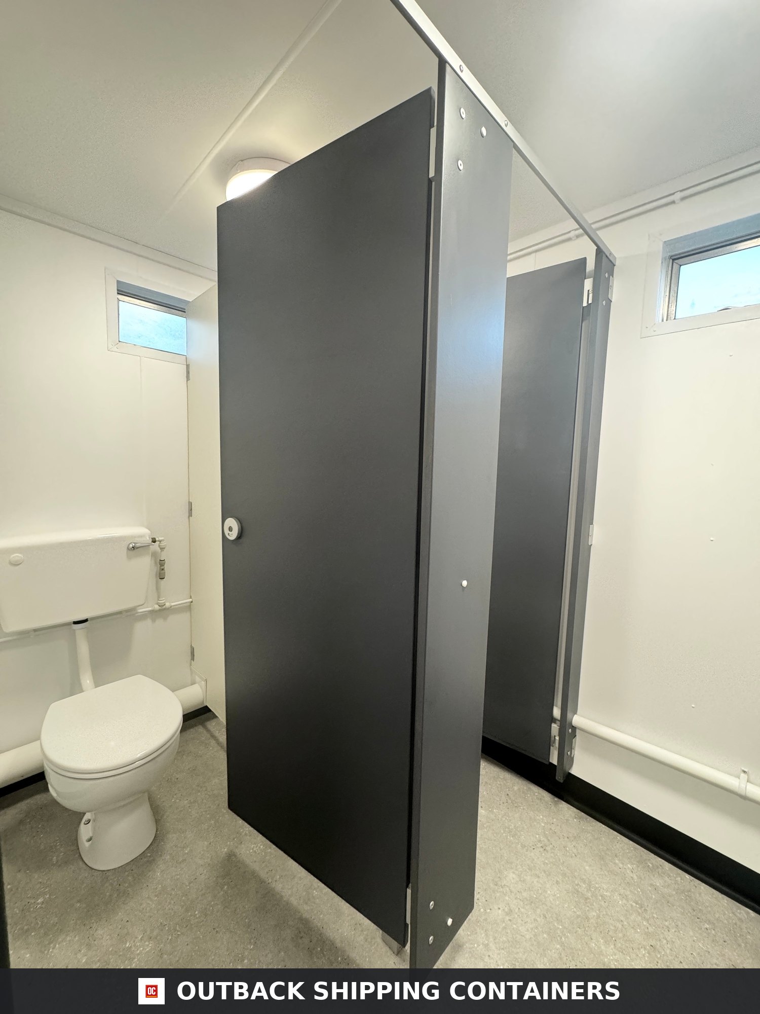 12 x 9 ft Anti-Vandal for Sale — Corner Casting and Frame Detail | Outback Shipping Containers 12 x 9 ft Anti-Vandal — 2 + 1 Toilet Block — Premium Portable Welfare — No 1506 — product gallery image 9 of 19
