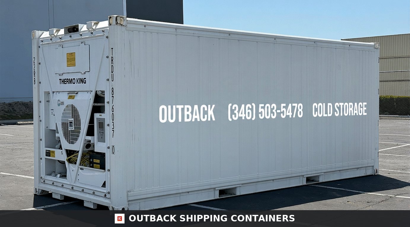 New 20ft onsite cold storage refrigerated container for sale