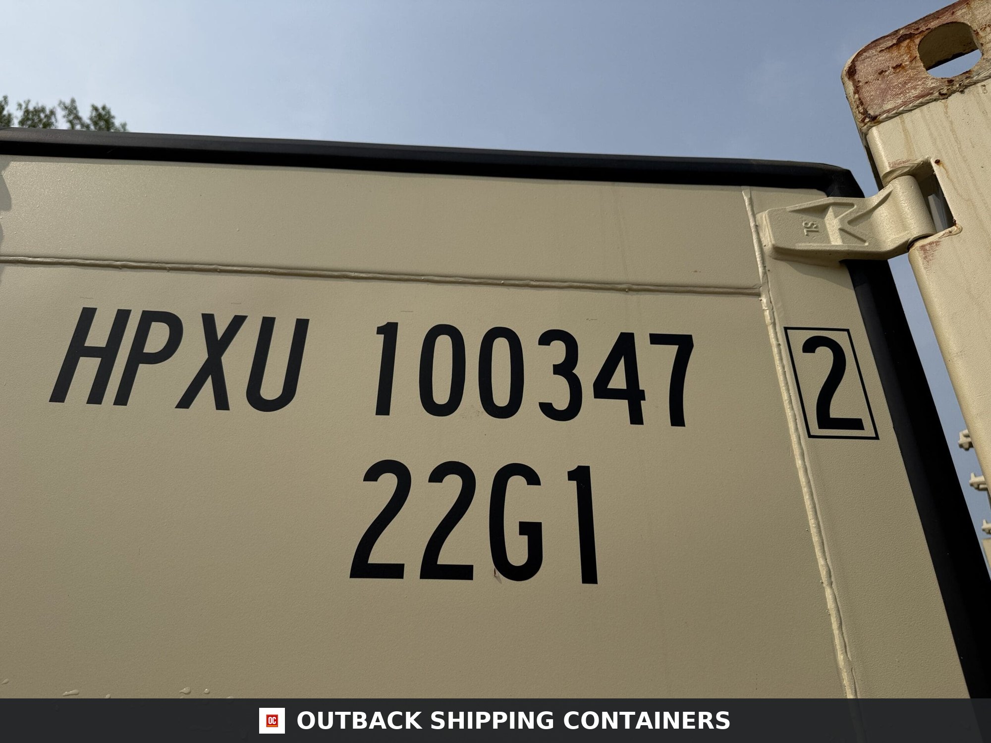 20ft New Shipping Container – Wind & Watertight – Beige — 20ft — new (image 9 of 12)