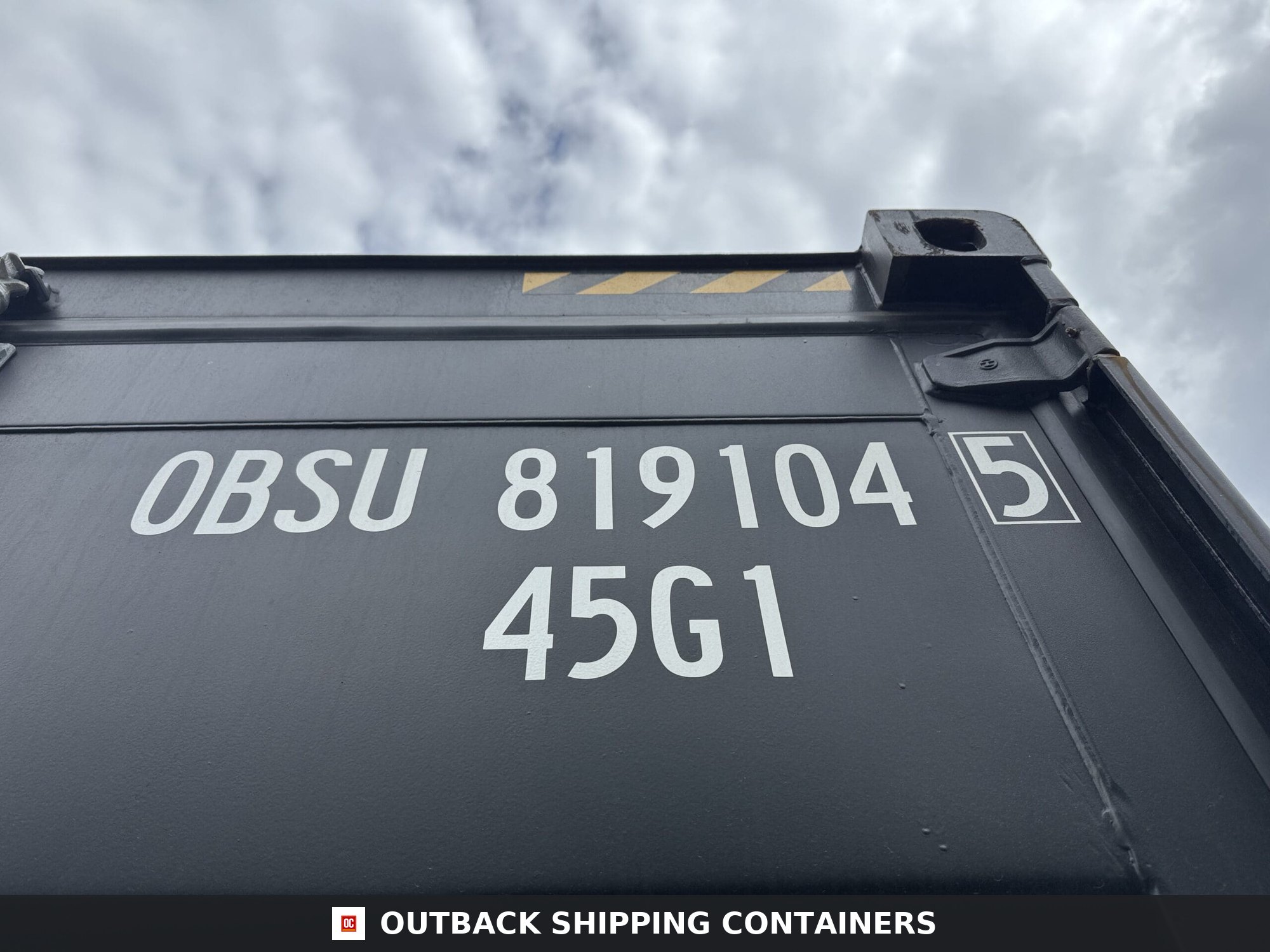 40ft New High Cube Shipping Container – Wind & Watertight – Black — 40ft — new (image 2 of 12)