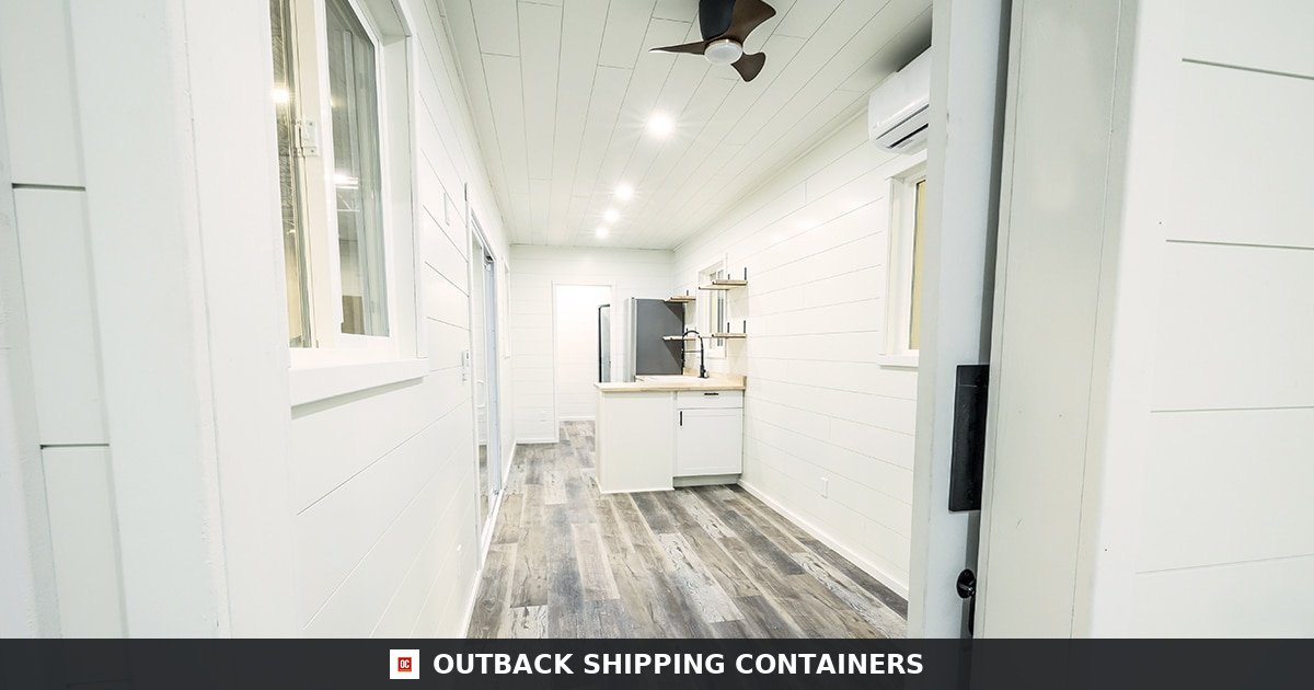 40ft Kennedy Luxury Container Home | 1 Bed 1 Bath Prefab Shipping Container House — 40ft — new (image 5 of 27)