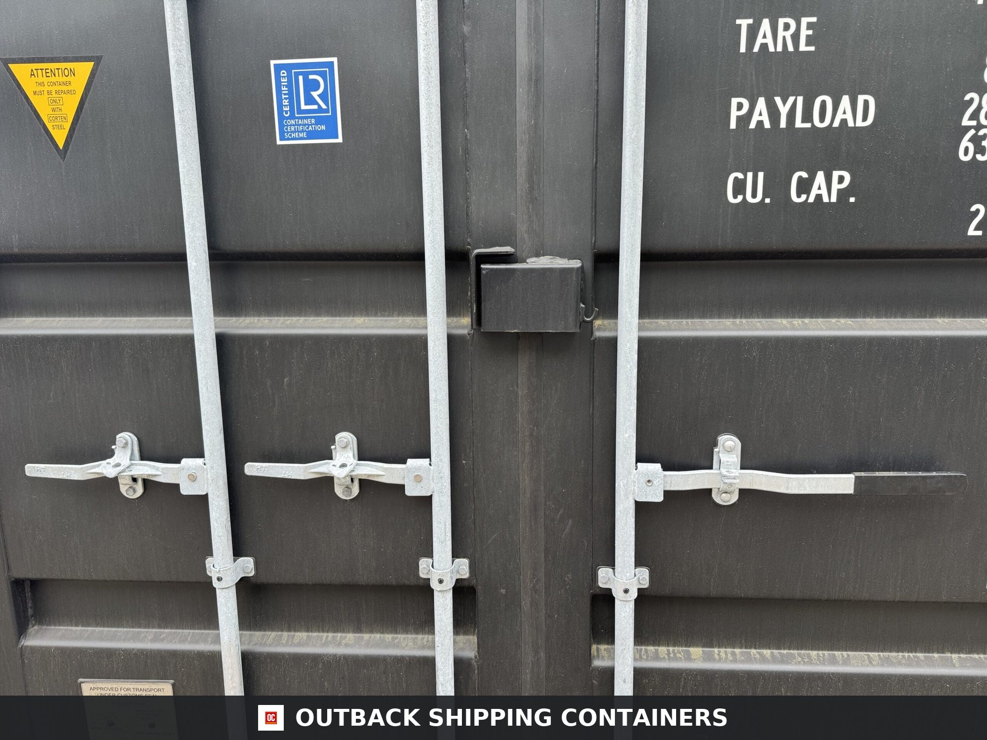 40ft New High Cube Shipping Container – Wind & Watertight – Black — 40ft — new (image 4 of 12)