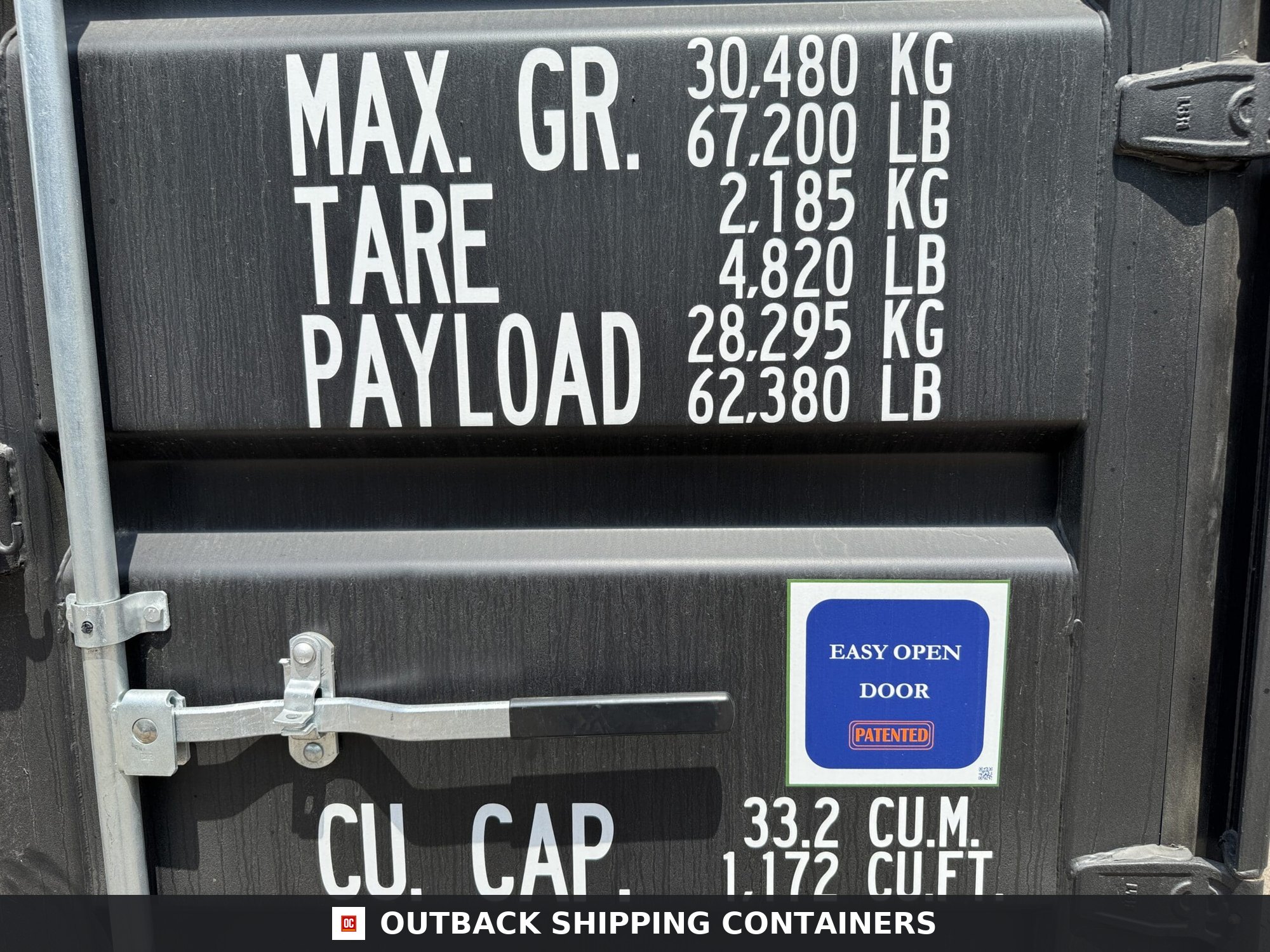 20ft New Shipping Container – Wind & Watertight – Black — 20ft — new (image 8 of 12)