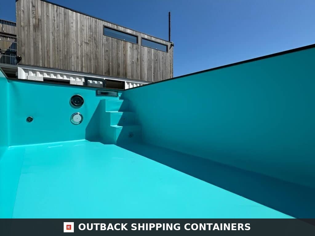 20ft Portable Container Swimming Pool | Caribbean Blue Outdoor Swimming Pool — Interior View 20ft Portable Container Swimming Pool | Caribbean Blue Outdoor Swimming Pool — 20ft — new (image 5 of 16)