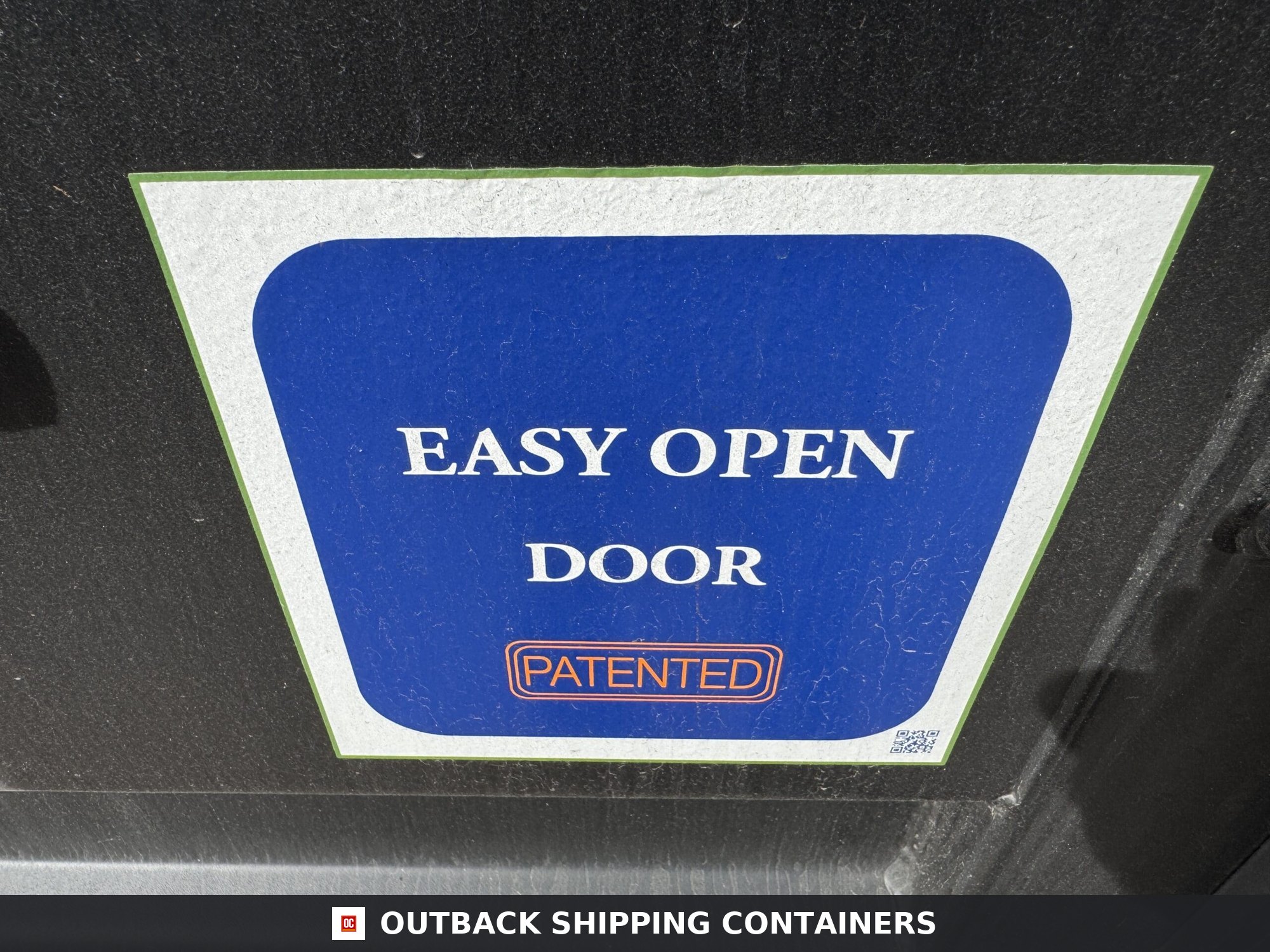 20ft New High Cube Shipping Container for Sale — Roof and Structural Detail 20ft New High Cube Shipping Container – Wind & Watertight – Black — 20ft — new (image 9 of 12)