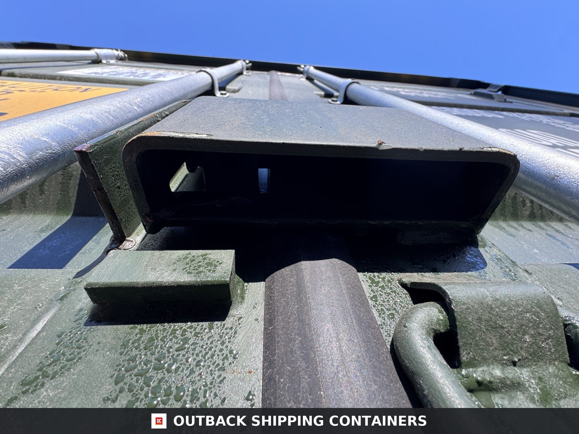 40ft New High Cube Shipping Container – Wind & Watertight – Green — 40ft — new (image 5 of 12)