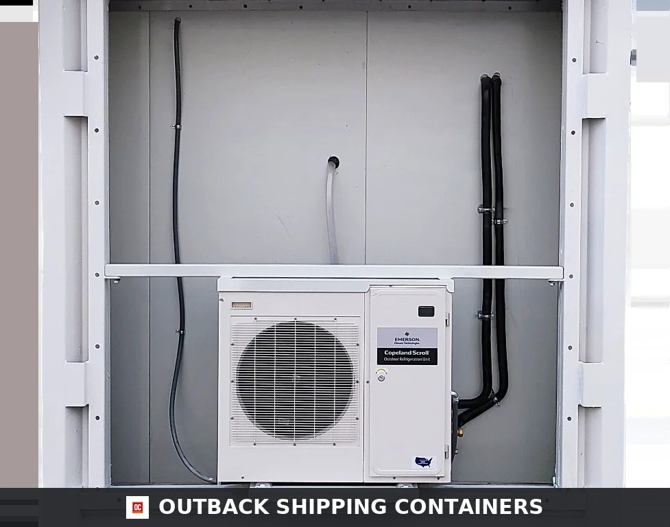 40ft High Cube Refrigerated Container Medium Temp 220 V 1 Ph 50 Amp