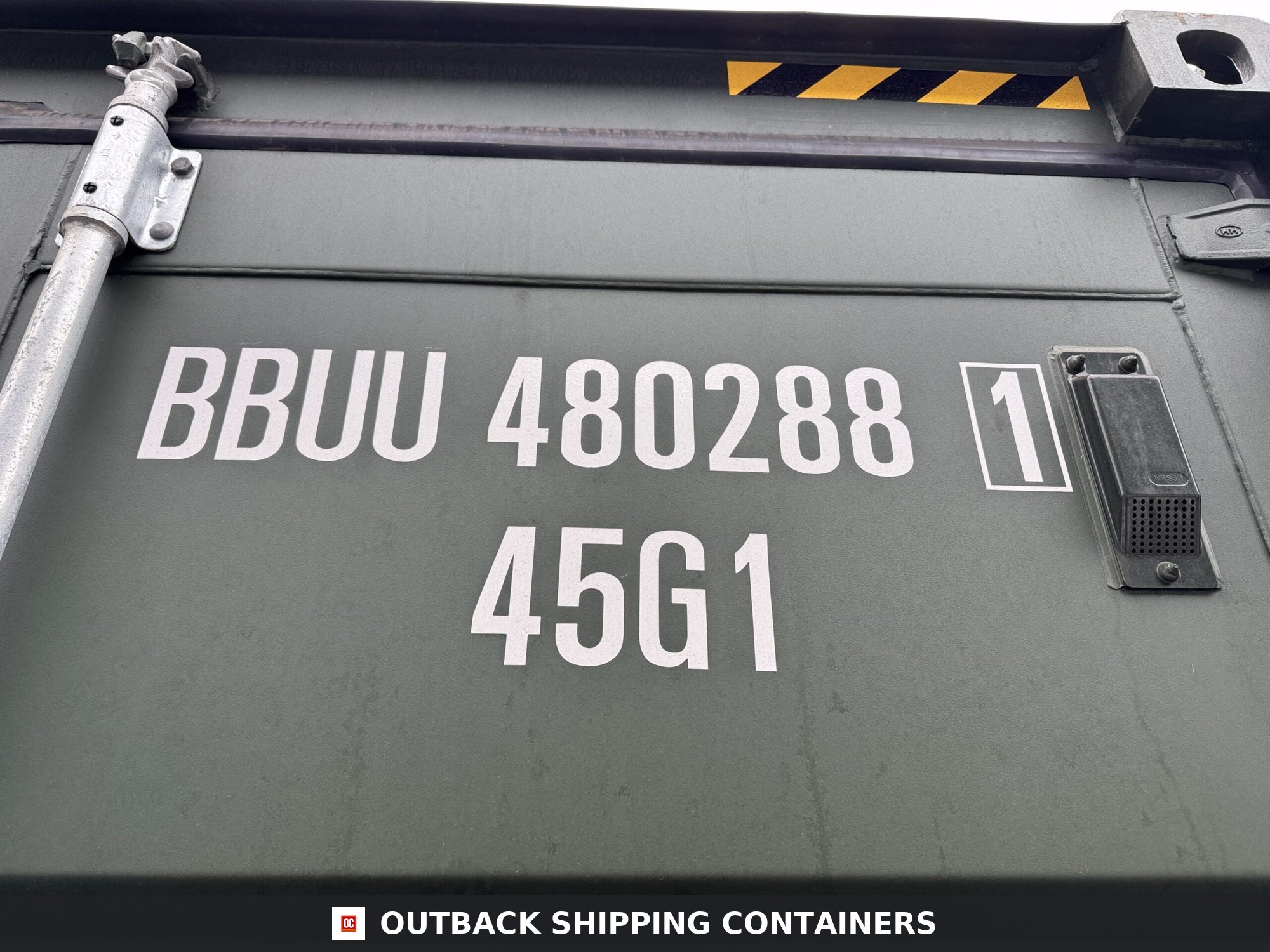 40ft New High Cube Shipping Container – Wind & Watertight – Green — 40ft — new (image 2 of 12)