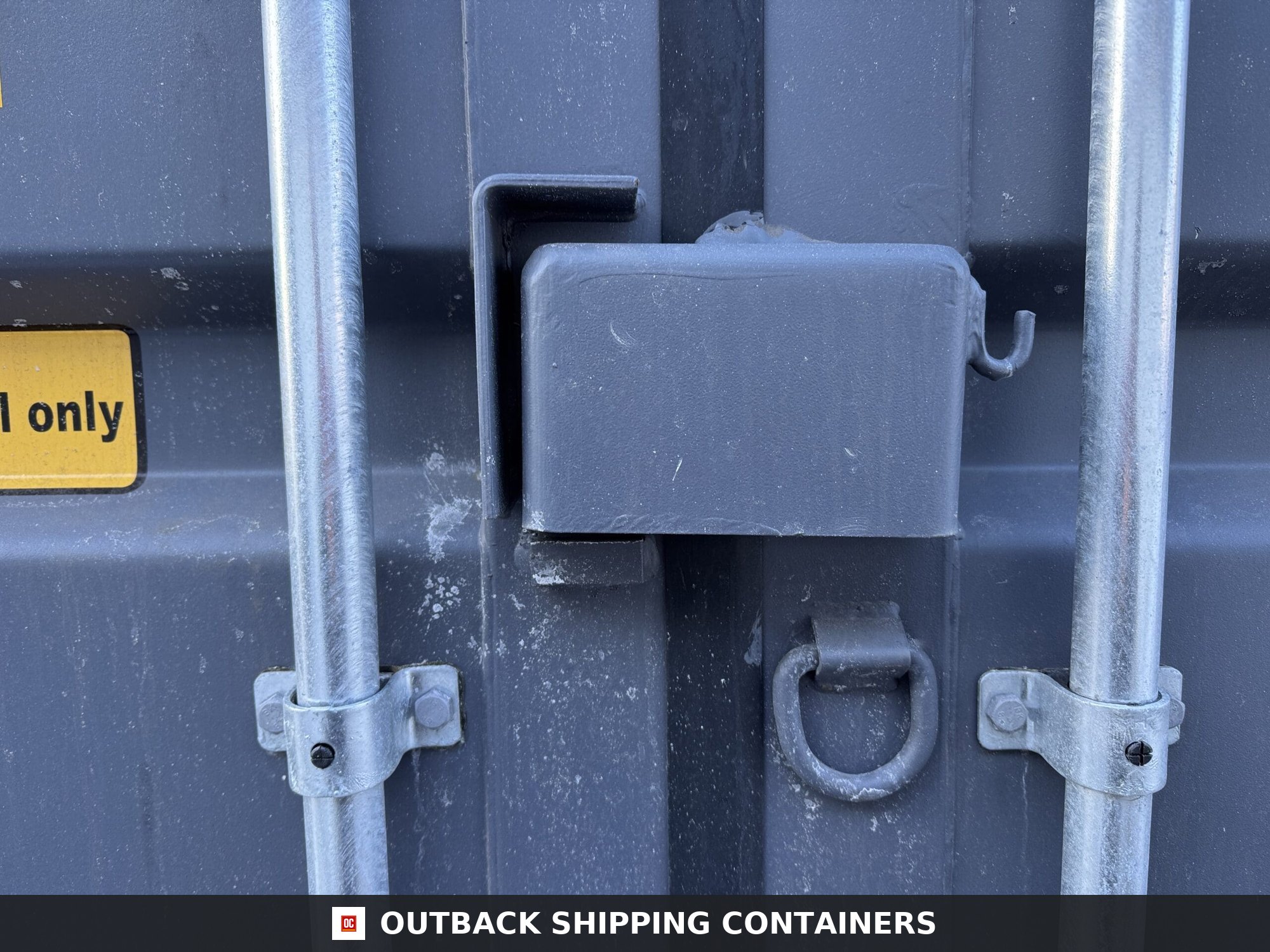 40ft New High Cube Shipping Container – Wind & Watertight – Gray — 40ft — new (image 5 of 12)