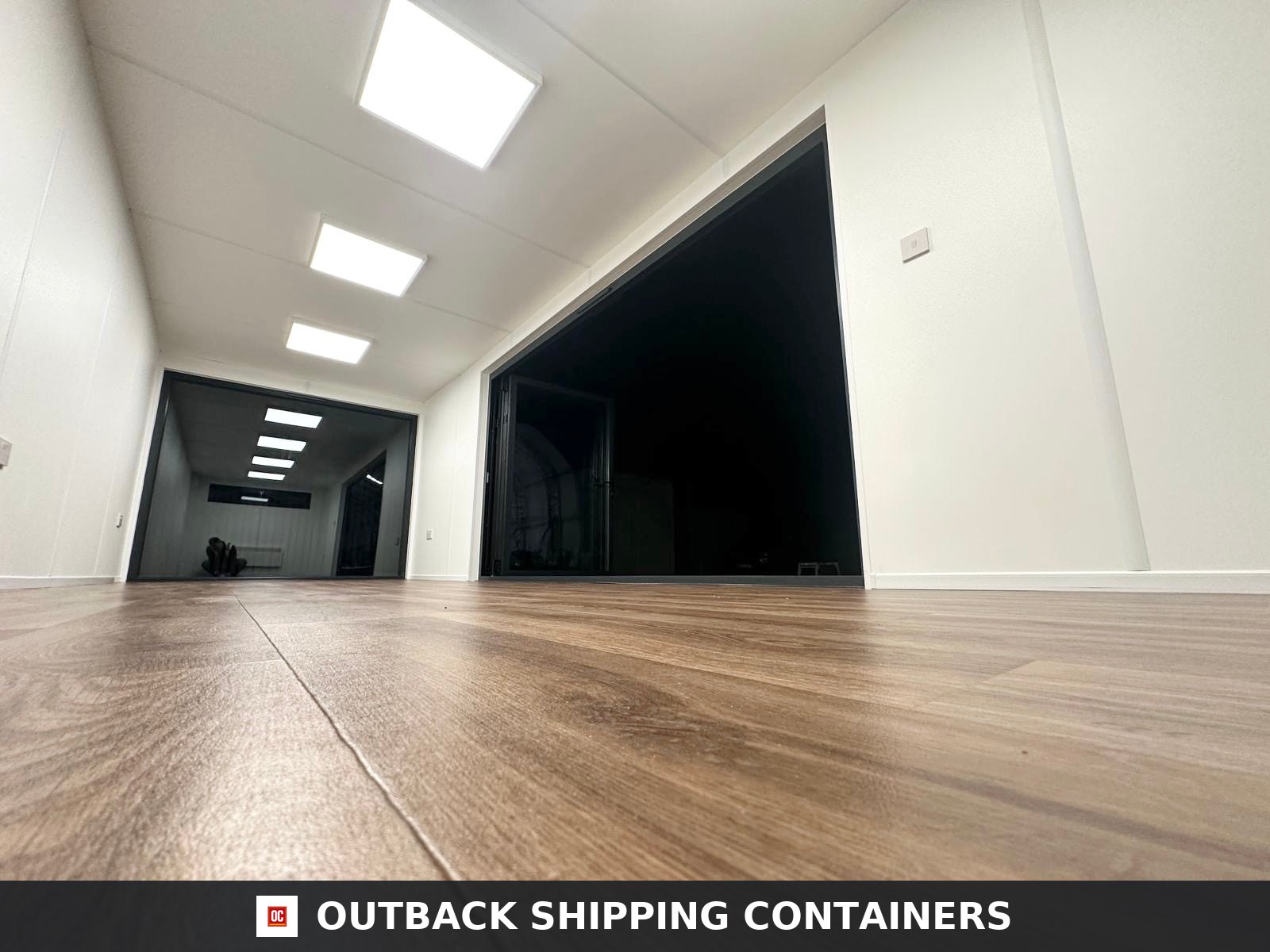 24x9ft for Sale — Interior View | Outback Shipping Containers 2 3 4 24x9ft — CUSTOM Cabin — image 5 of 15
