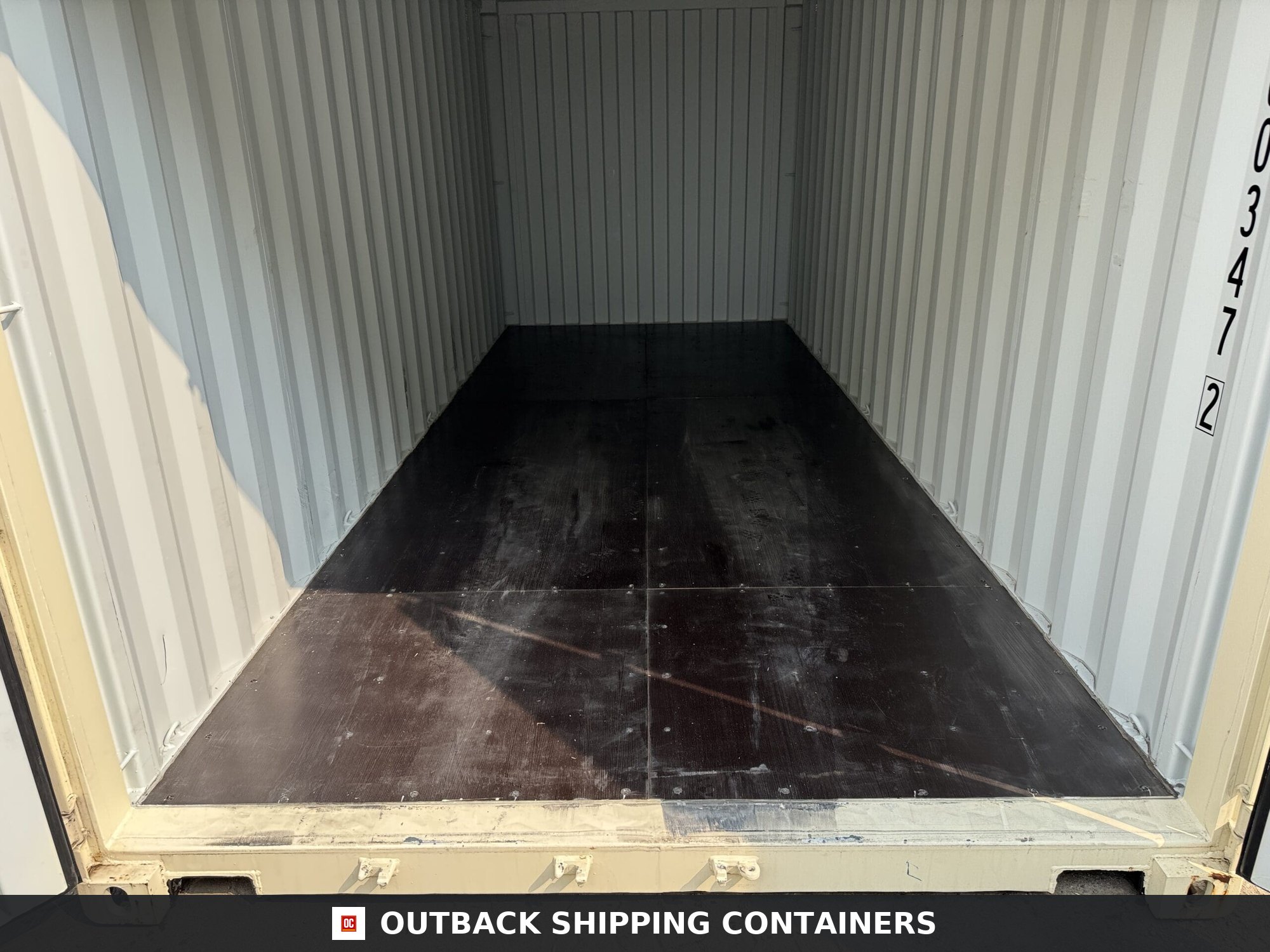 20ft New Shipping Container – Wind & Watertight – Beige — 20ft — new (image 2 of 12)