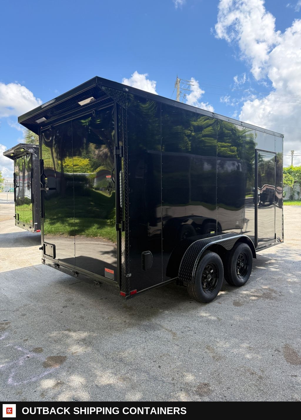 New 2027 Hook & Line 7 x 14 Enclosed Trailer 7k GVWR — Stainless Prep And Counter Area | Outback Shipping Containers New 2027 Hook & Line 7 x 14 Enclosed Trailer 7k GVWR for sale — stainless prep and counter area