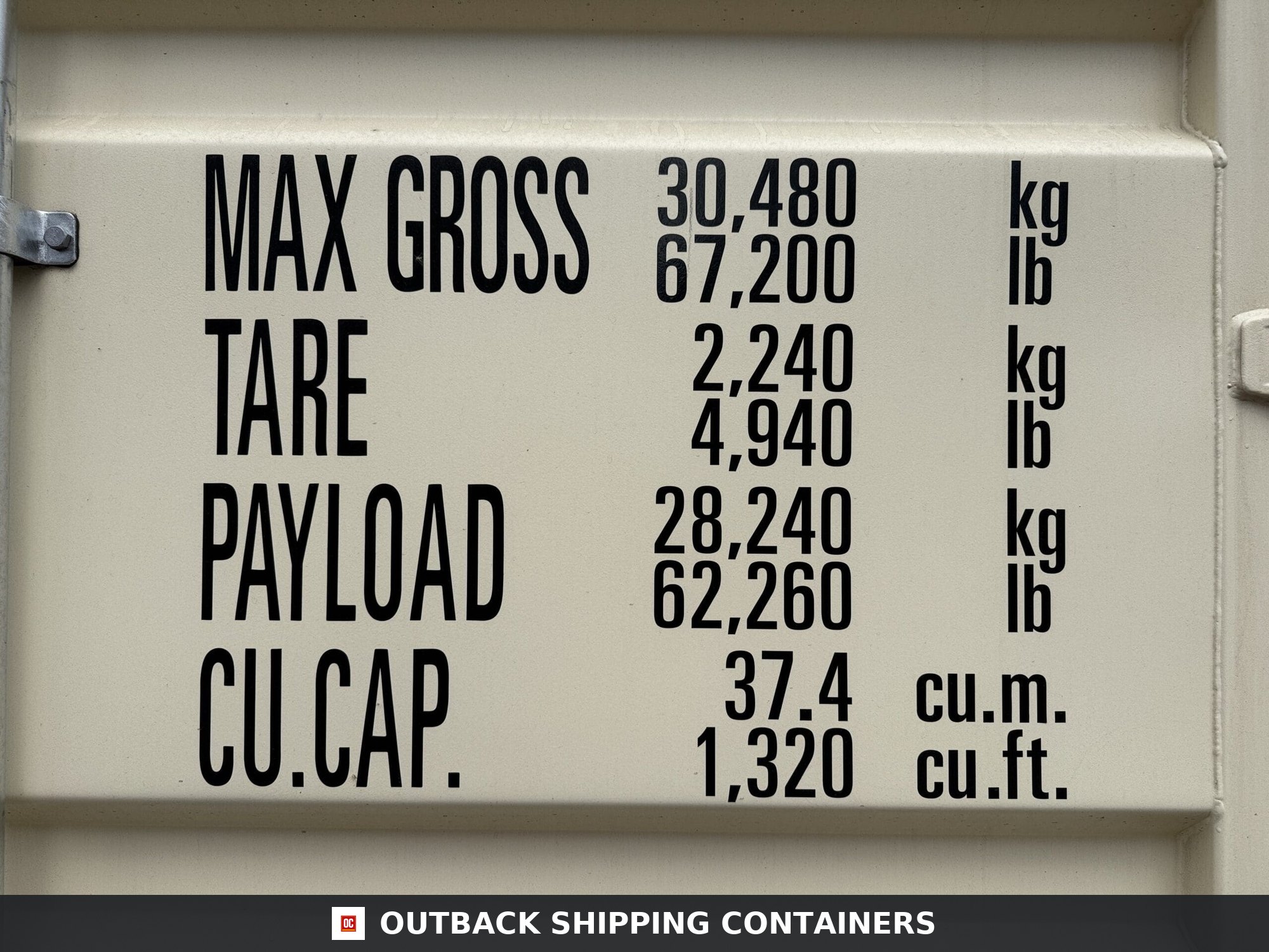 20ft New High Cube Shipping Container – Wind & Watertight – Beige — 20ft — new (image 8 of 12)