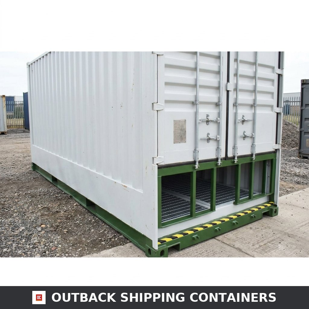 20Ft X 8Ft Open Mesh Floor Bunded Store — 20ft — new — storage containers (image 5 of 6)
