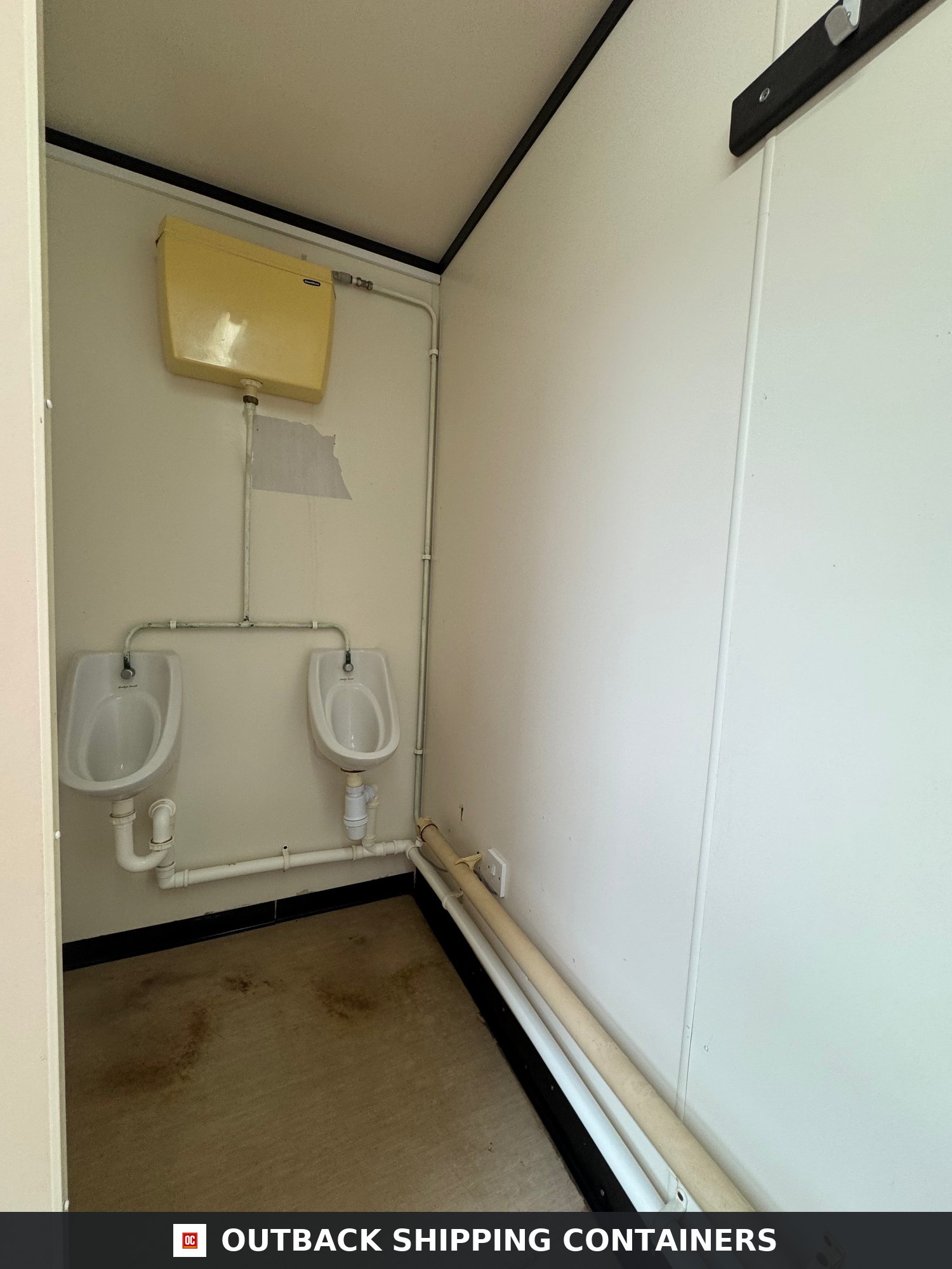 12 x 9 ft for Sale — Corner Casting and Frame Detail | Outback Shipping Containers 12 x 9 ft — 2+1 Toilet Block — Building Site Accommodation — Portable Anti-Vandal Cabin - image 10