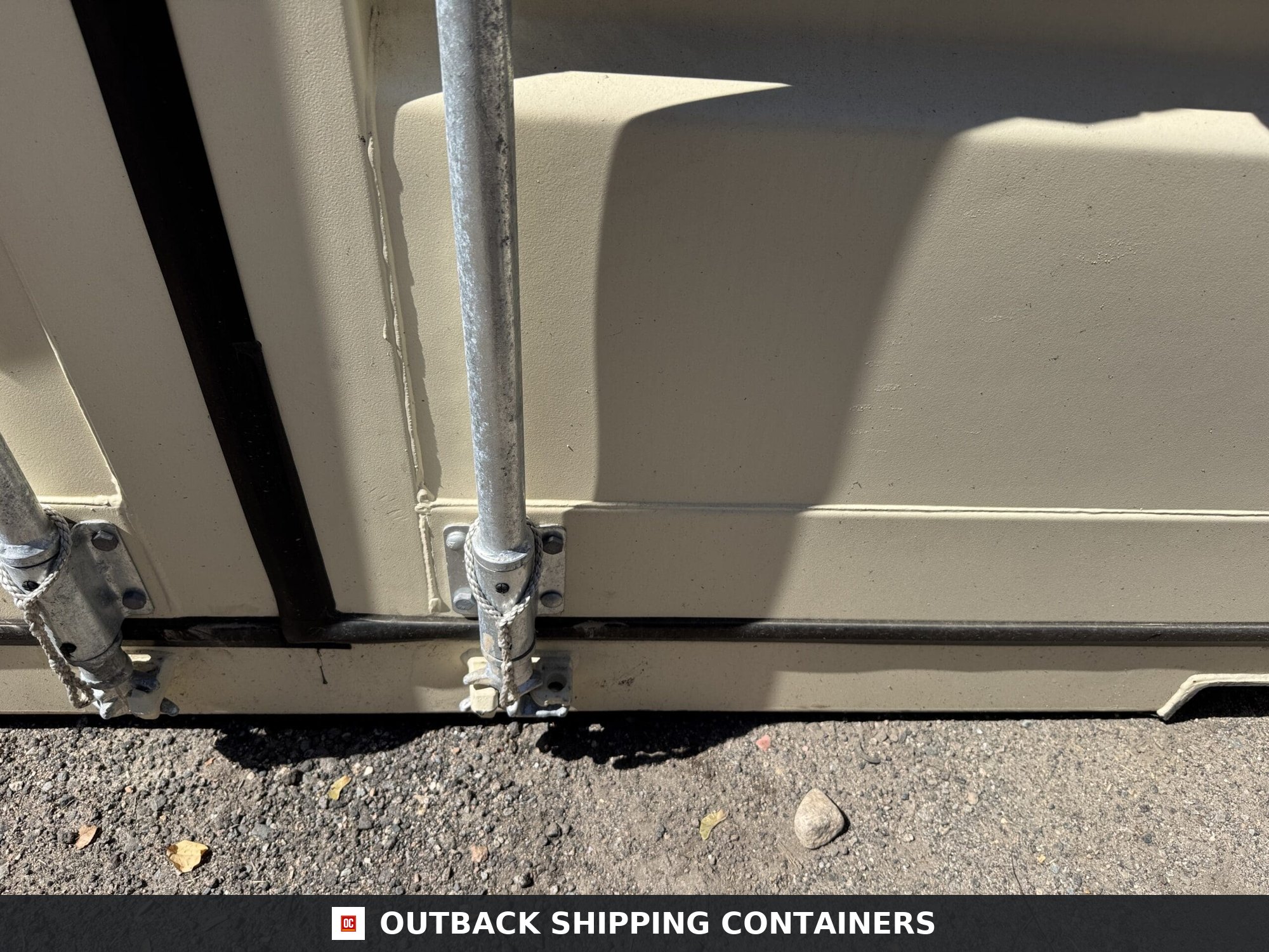 40ft New High Cube Shipping Container – Wind & Watertight – Beige — 40ft — new (image 7 of 12)