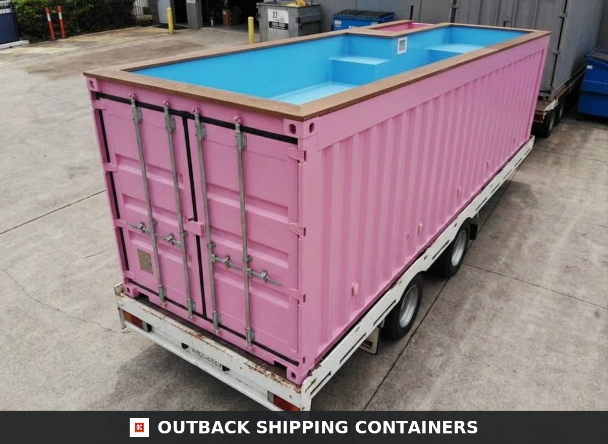 Pink 20 FT Container Pool — 20ft — new — container pools (image 5 of 6)