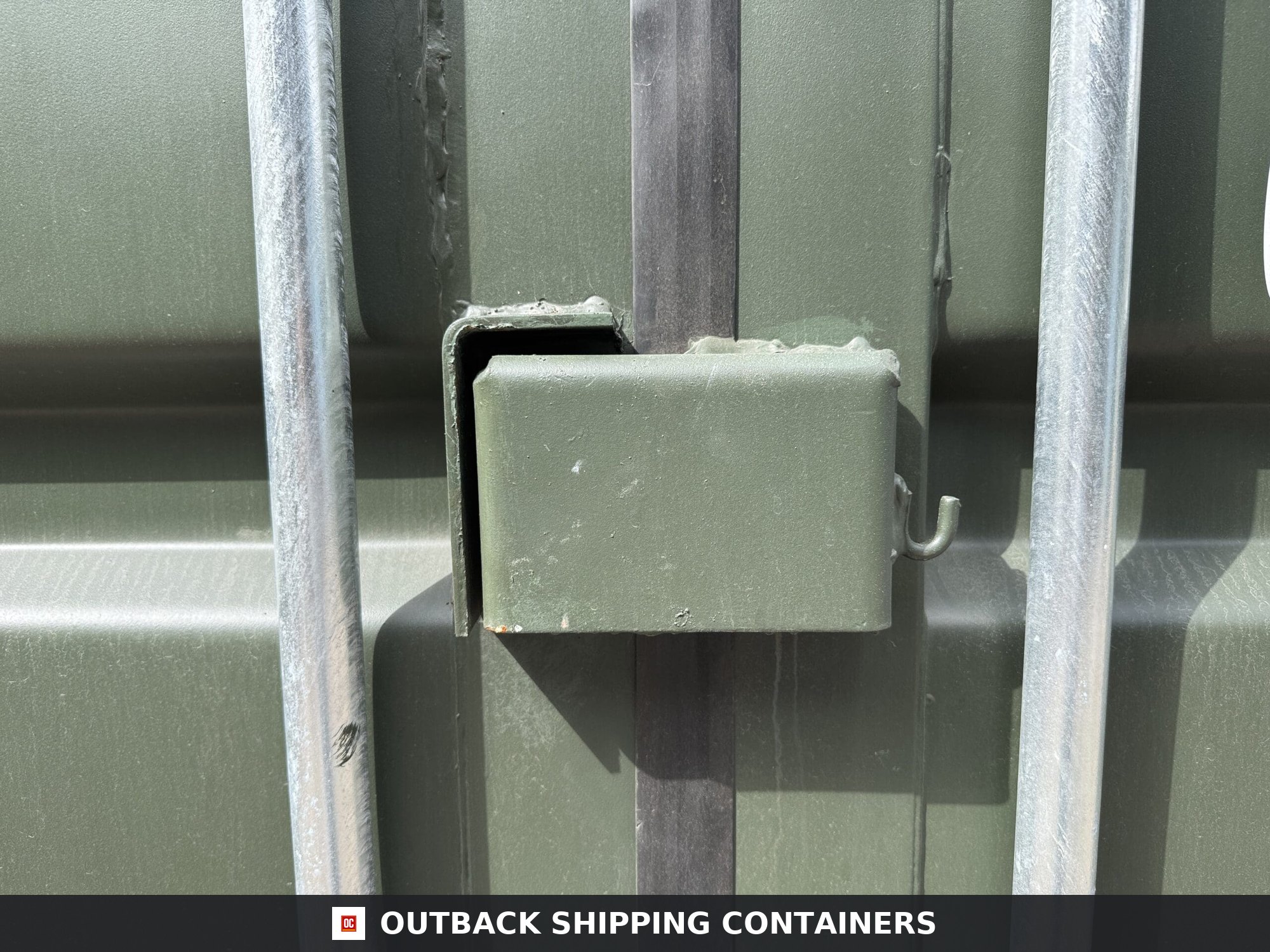 40ft New High Cube Shipping Container – Wind & Watertight – Green — 40ft — new (image 5 of 12)