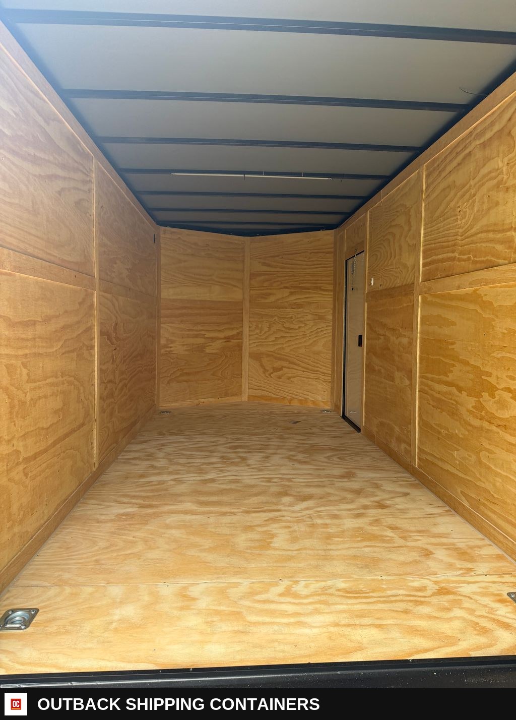 New 2027 Hook & Line 7 x 14 Enclosed Trailer 7k GVWR — Equipment And Appliance Detail | Outback Shipping Containers New 2027 Hook & Line 7 x 14 Enclosed Trailer 7k GVWR for sale — equipment and appliance detail