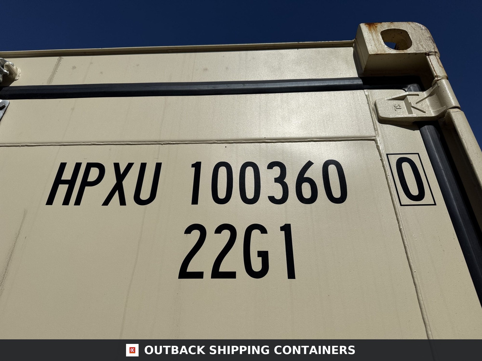 20ft New Shipping Container – Wind & Watertight – Beige — 20ft — new (image 2 of 12)